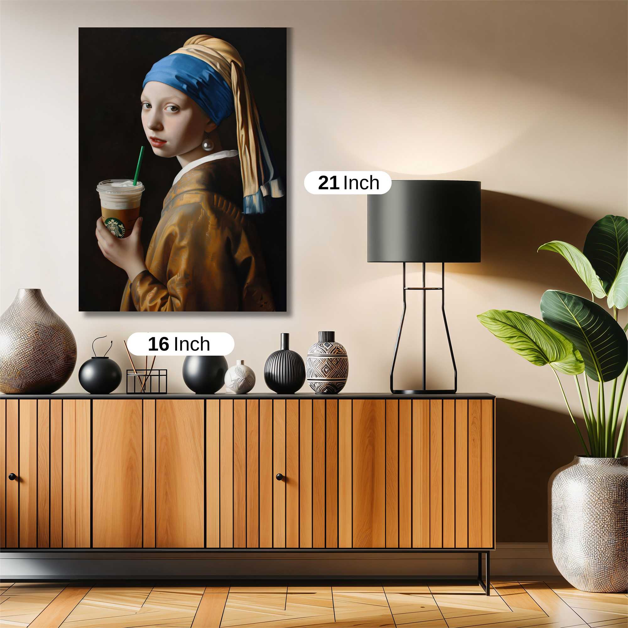 Girl Sipping Safe Wall Magnetic / M