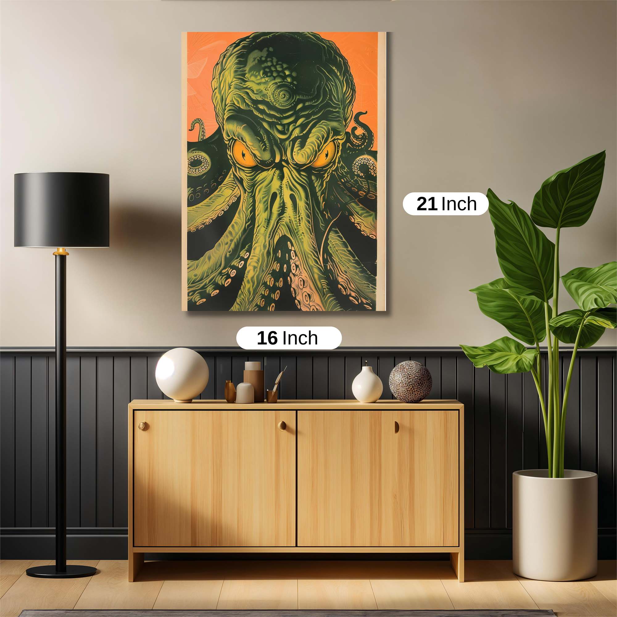 Cthulhu Menace Safe Wall Magnetic / M