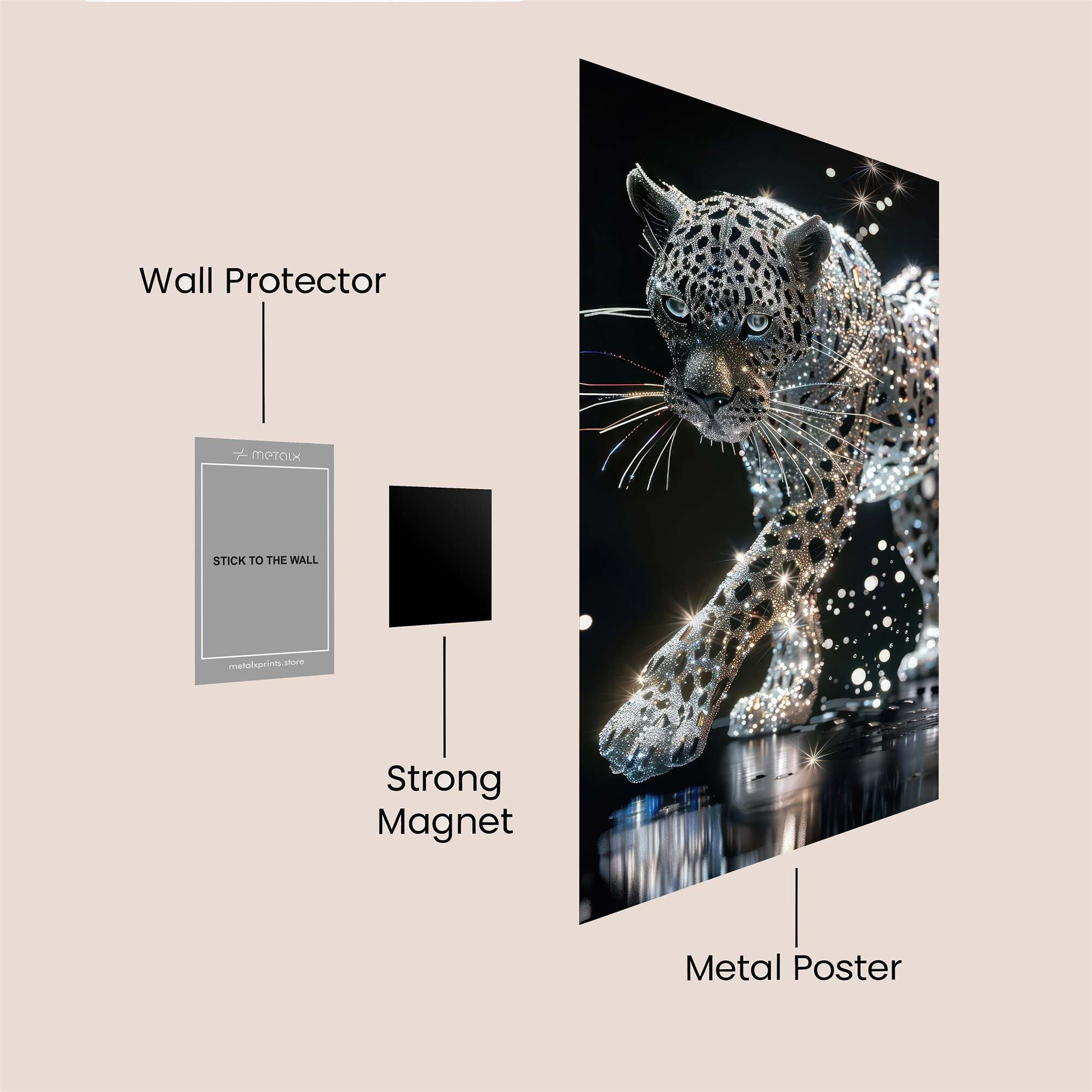 Leopard Luminary Safe Wall Magnetic / M