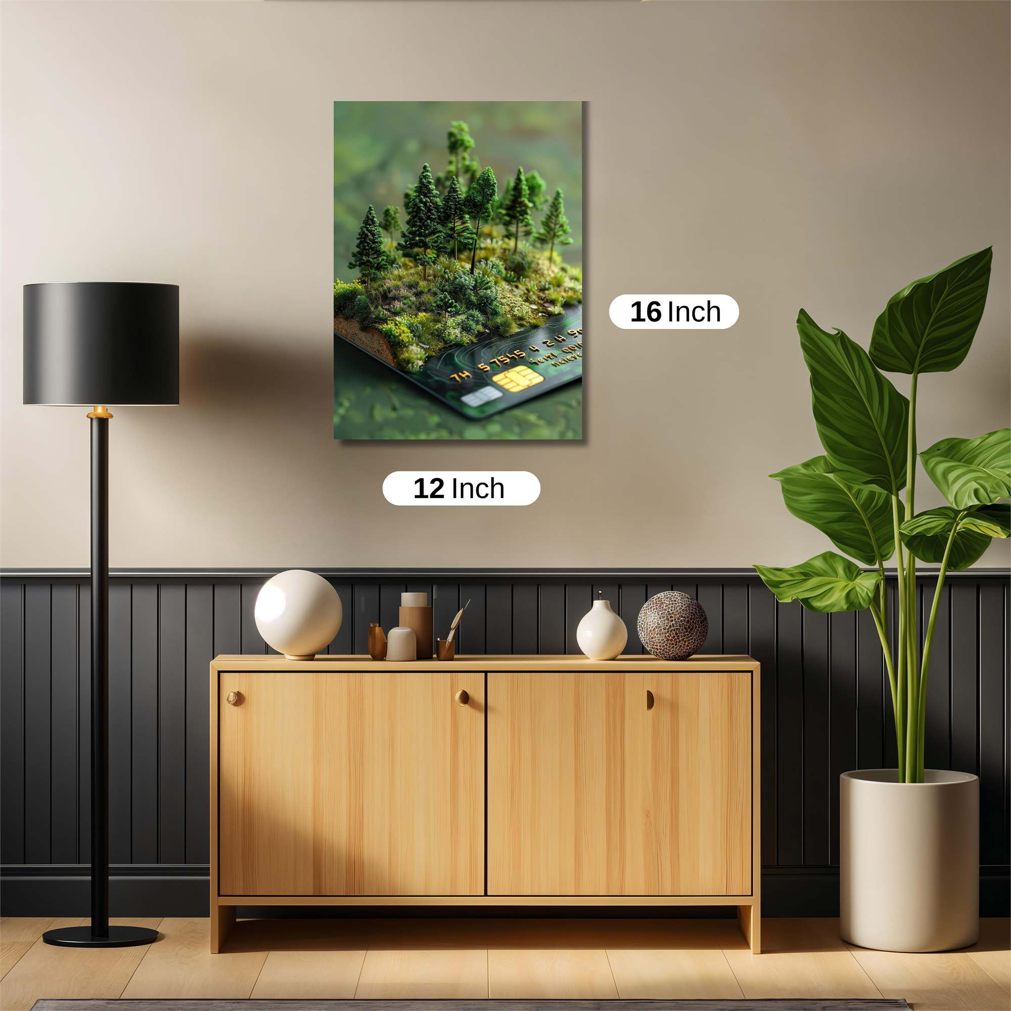 Forest Serenity Safe Wall Magnetic / M