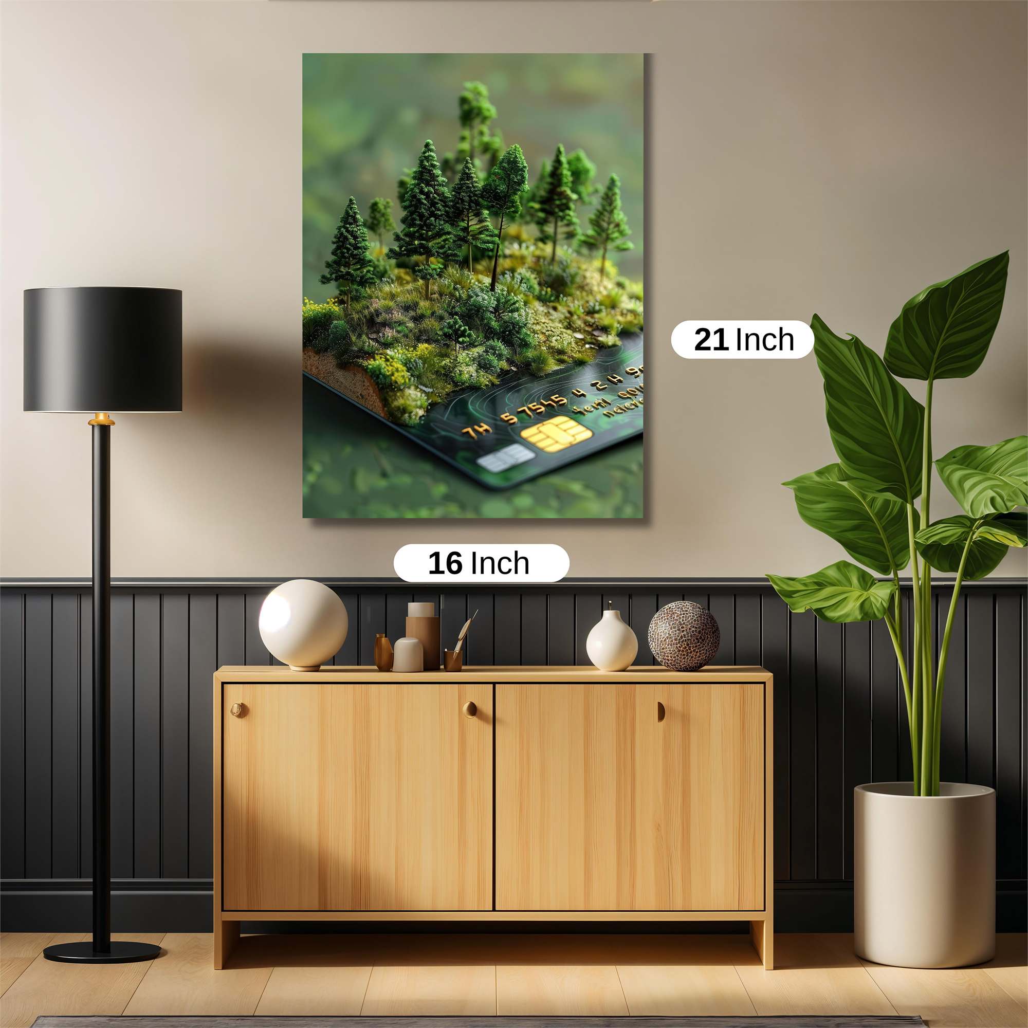Forest Serenity Safe Wall Magnetic / M