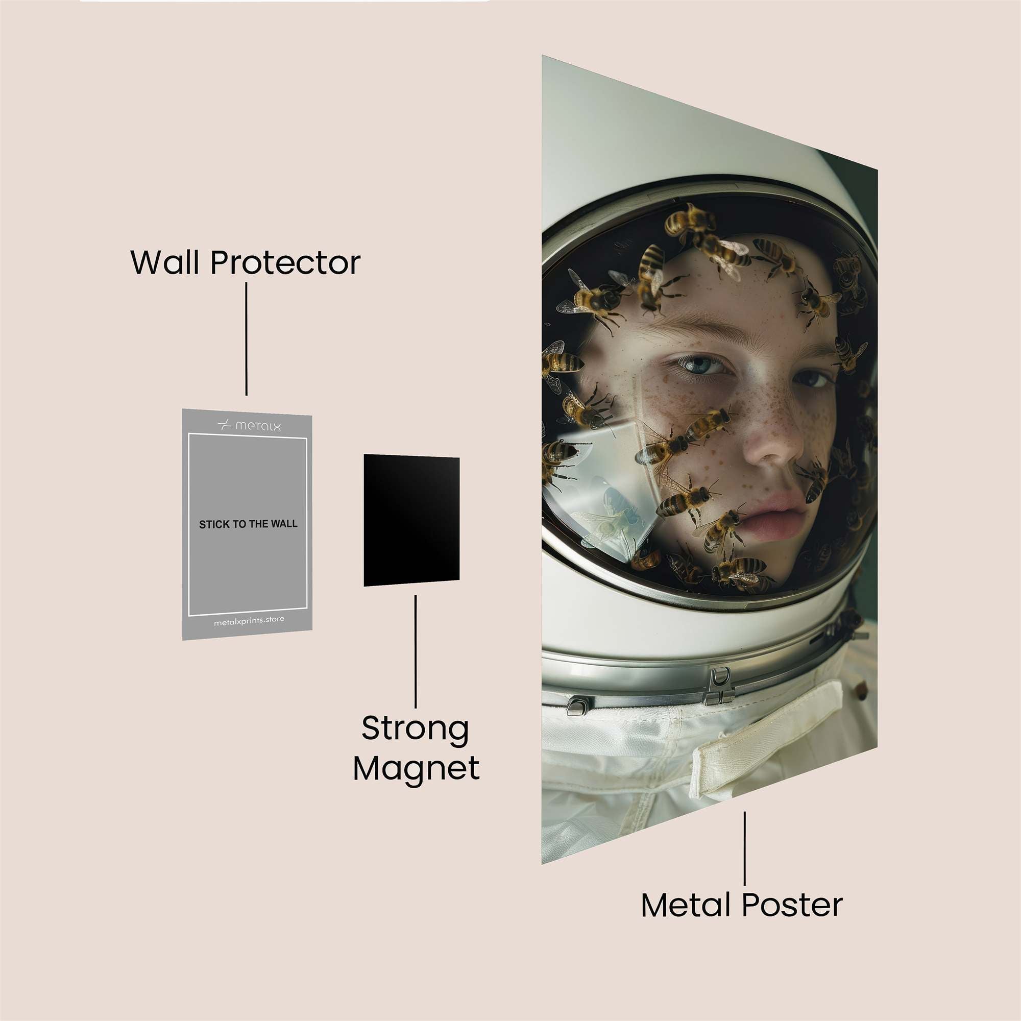 Bee Serenity Safe Wall Magnetic / M