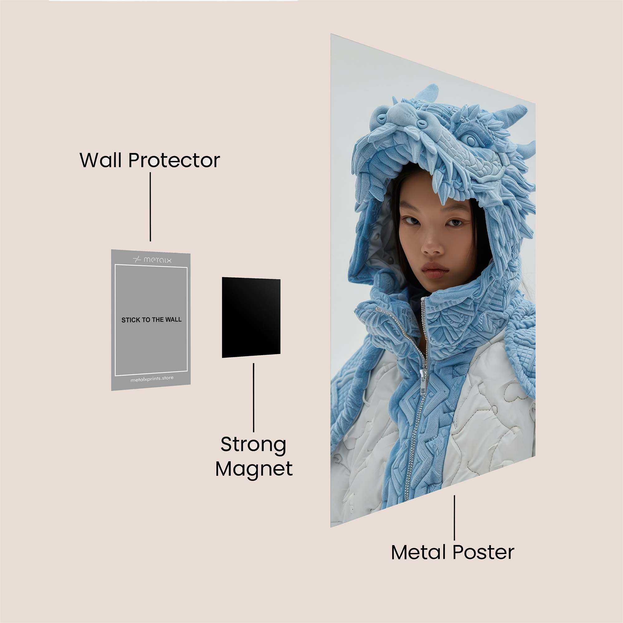 Dragon Serenity Safe Wall Magnetic / M