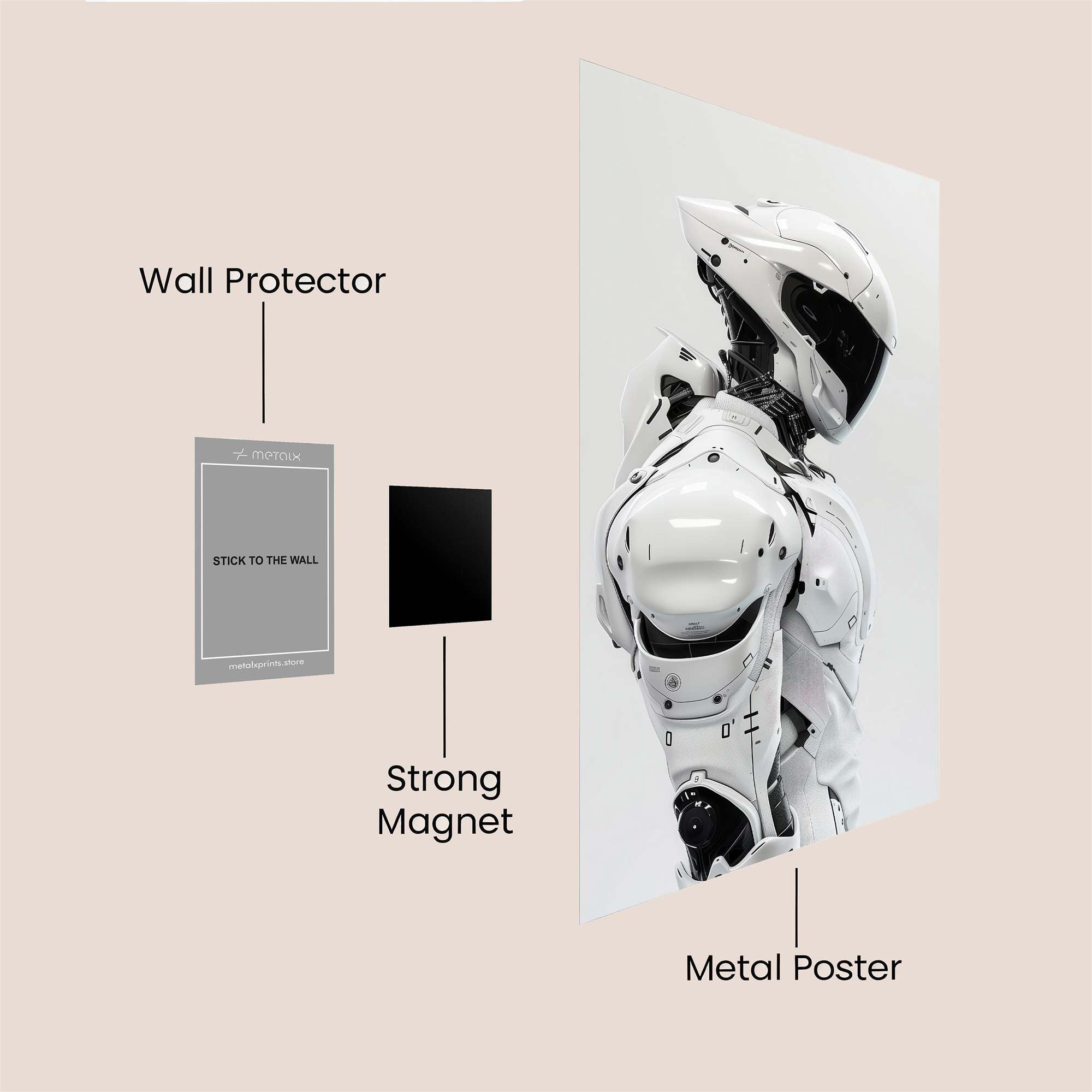 Robot Serenity Safe Wall Magnetic / M