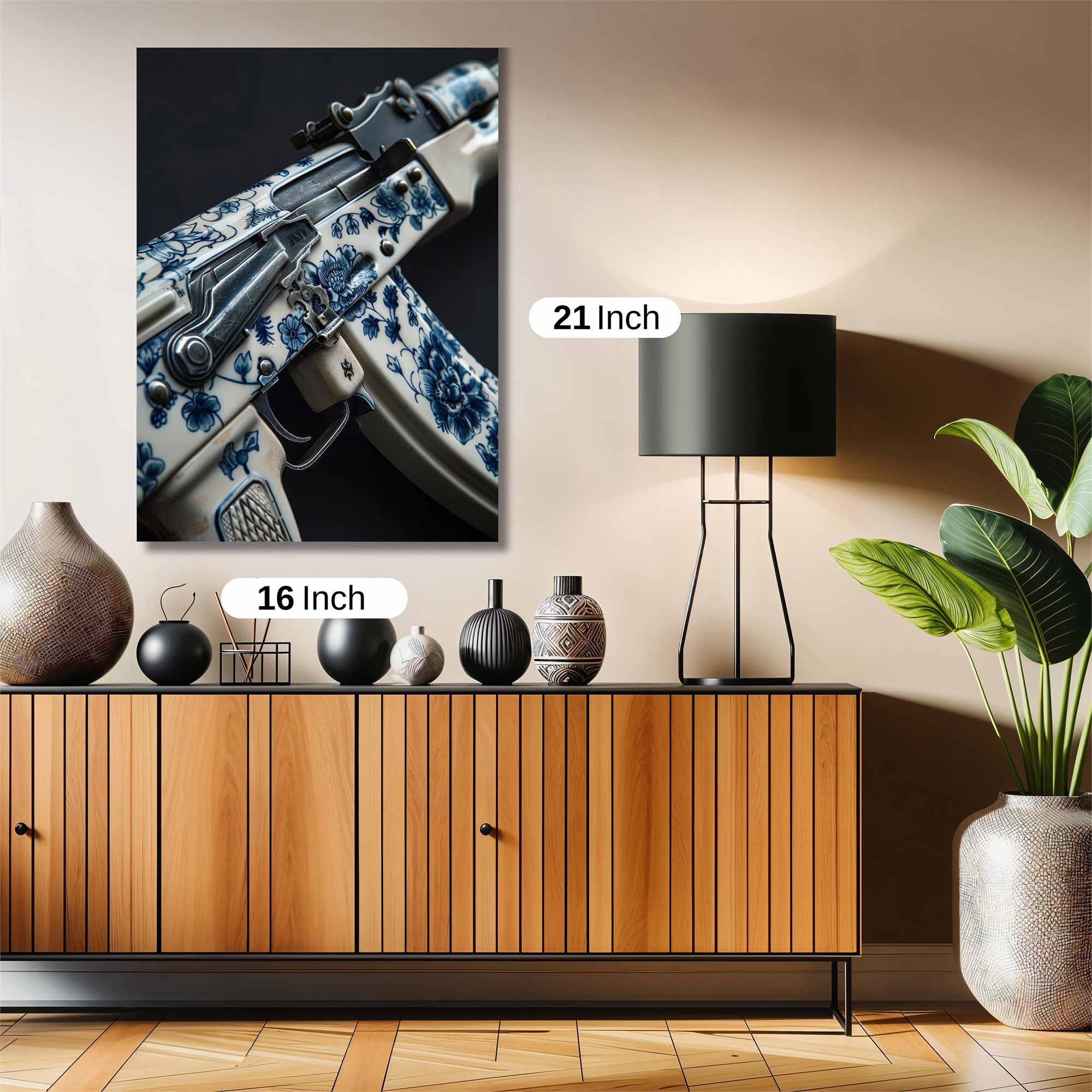 Floral Fury Safe Wall Magnetic / M