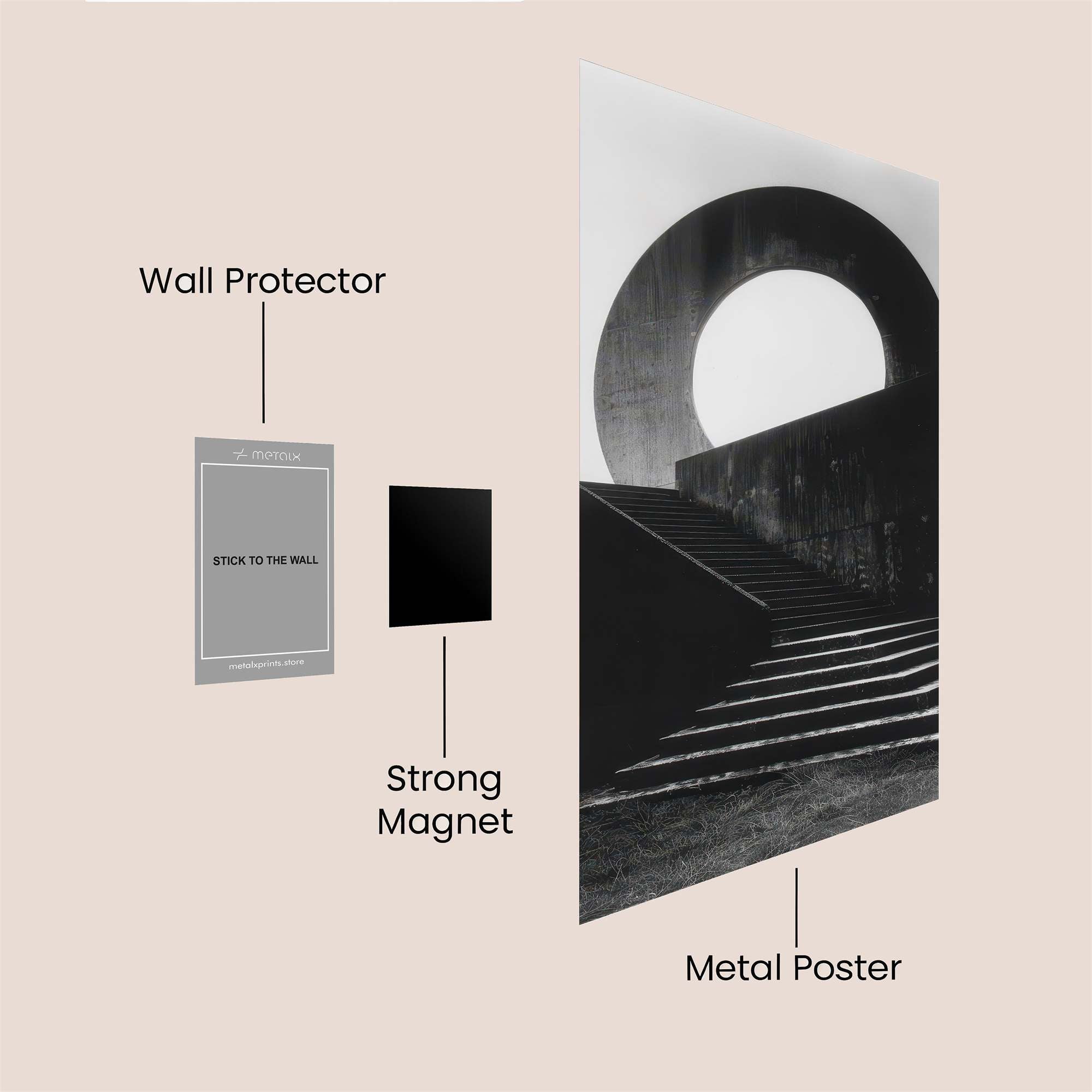 Circle Serene Safe Wall Magnetic / M