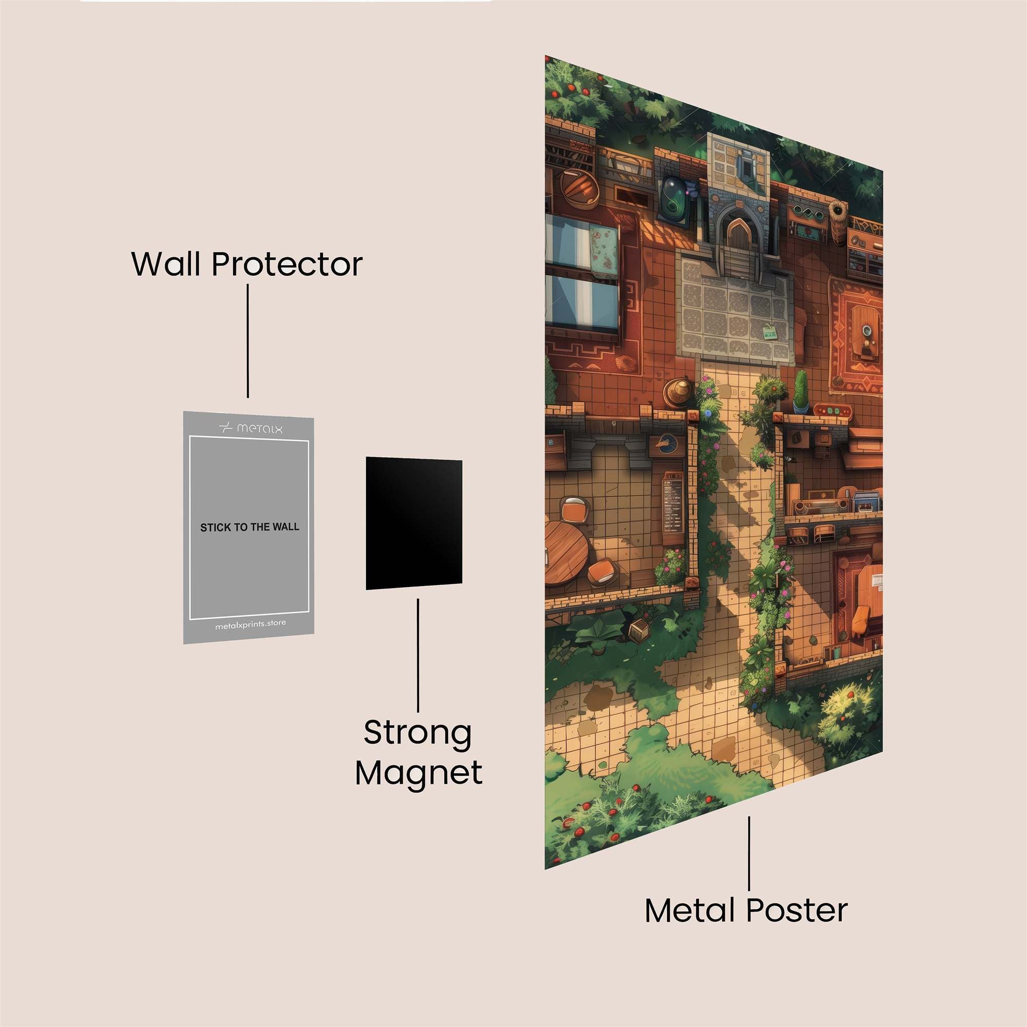 Forest Haven Safe Wall Magnetic / M