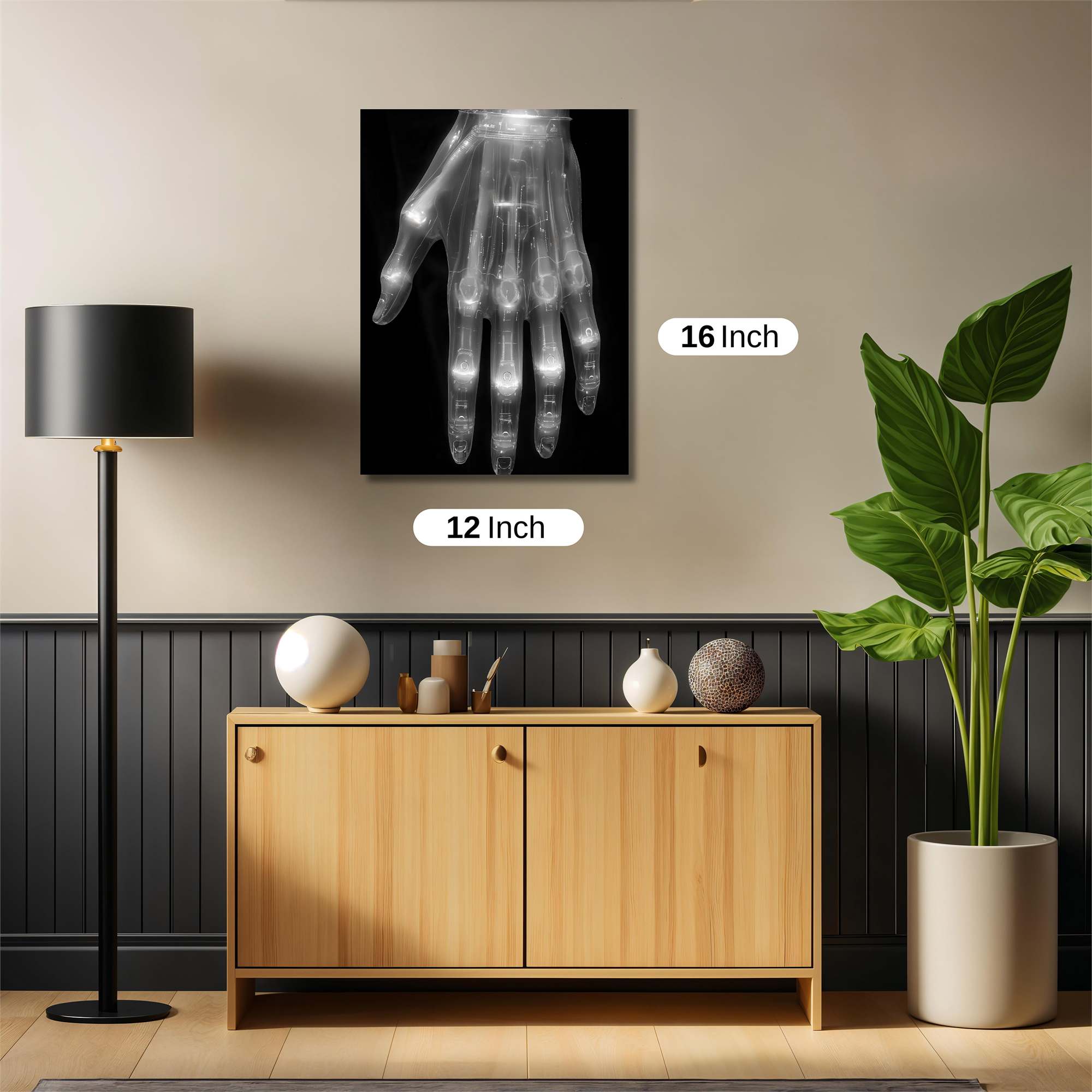 Hand Ethereal Safe Wall Magnetic / M