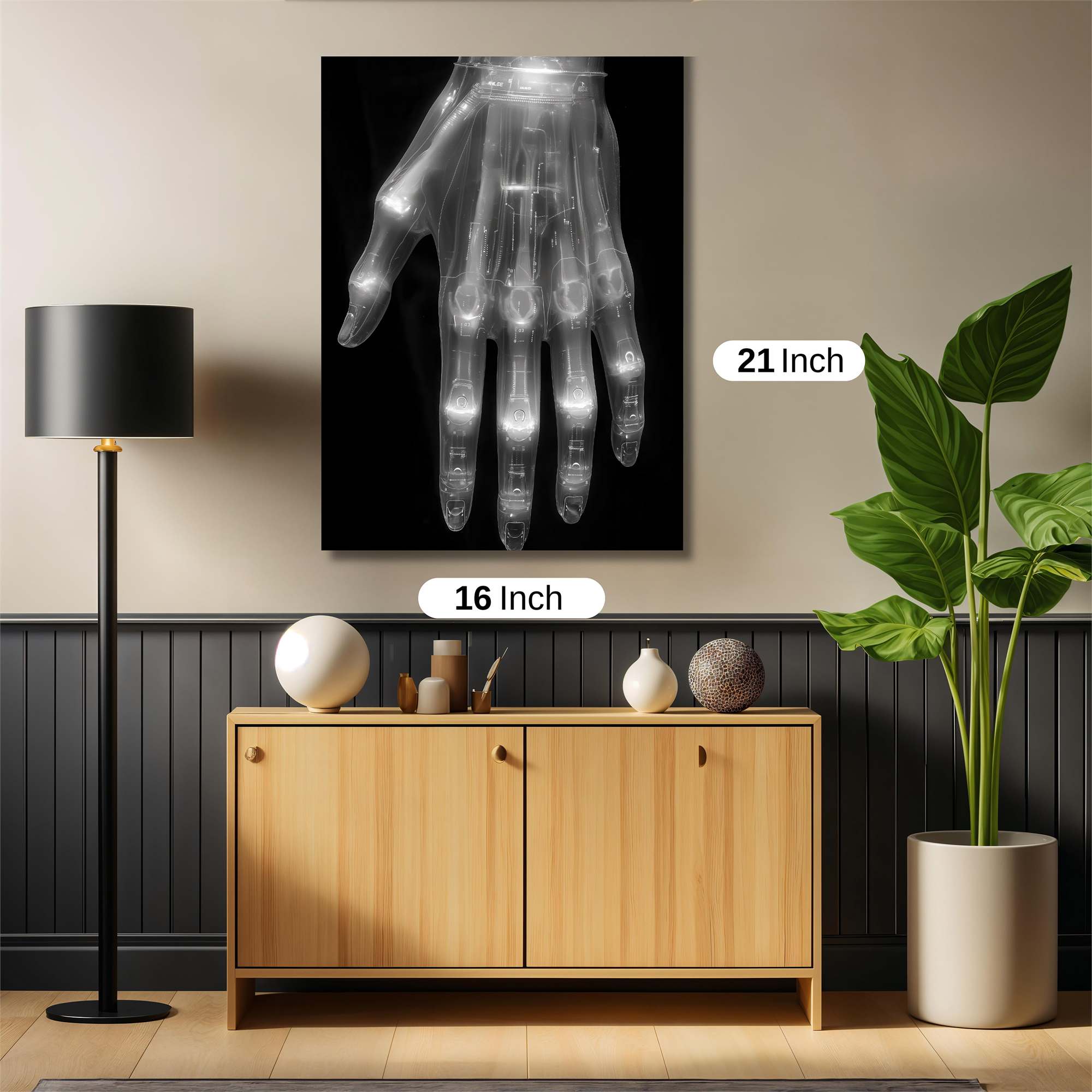 Hand Ethereal Safe Wall Magnetic / M