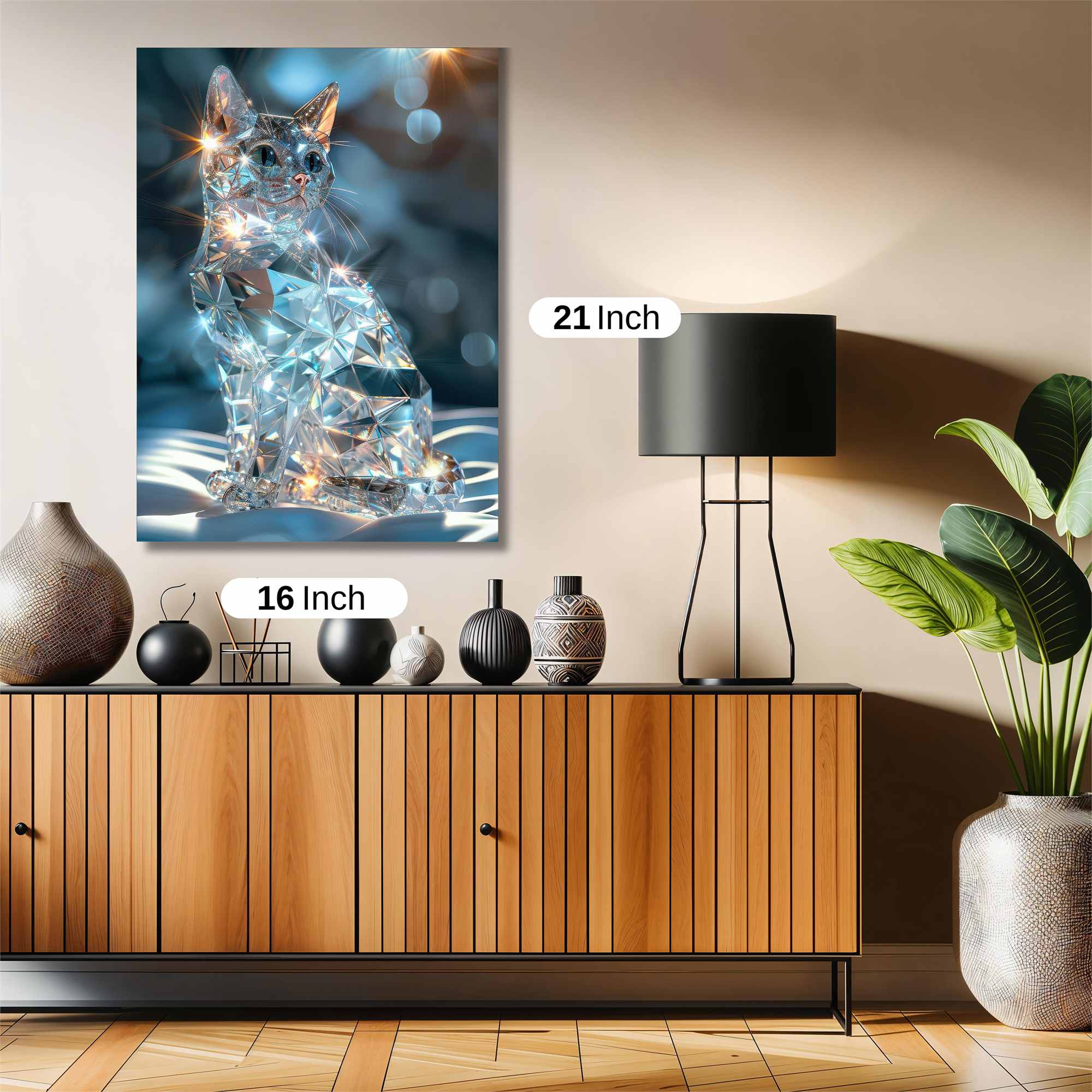 Crystal Serenity Safe Wall Magnetic / M