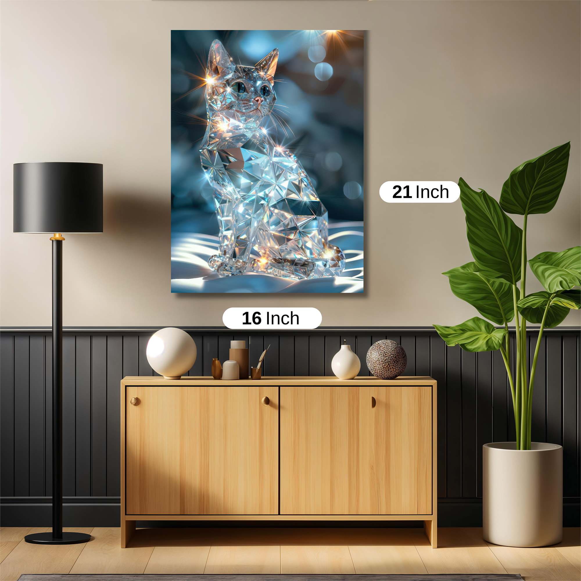 Crystal Serenity Safe Wall Magnetic / M