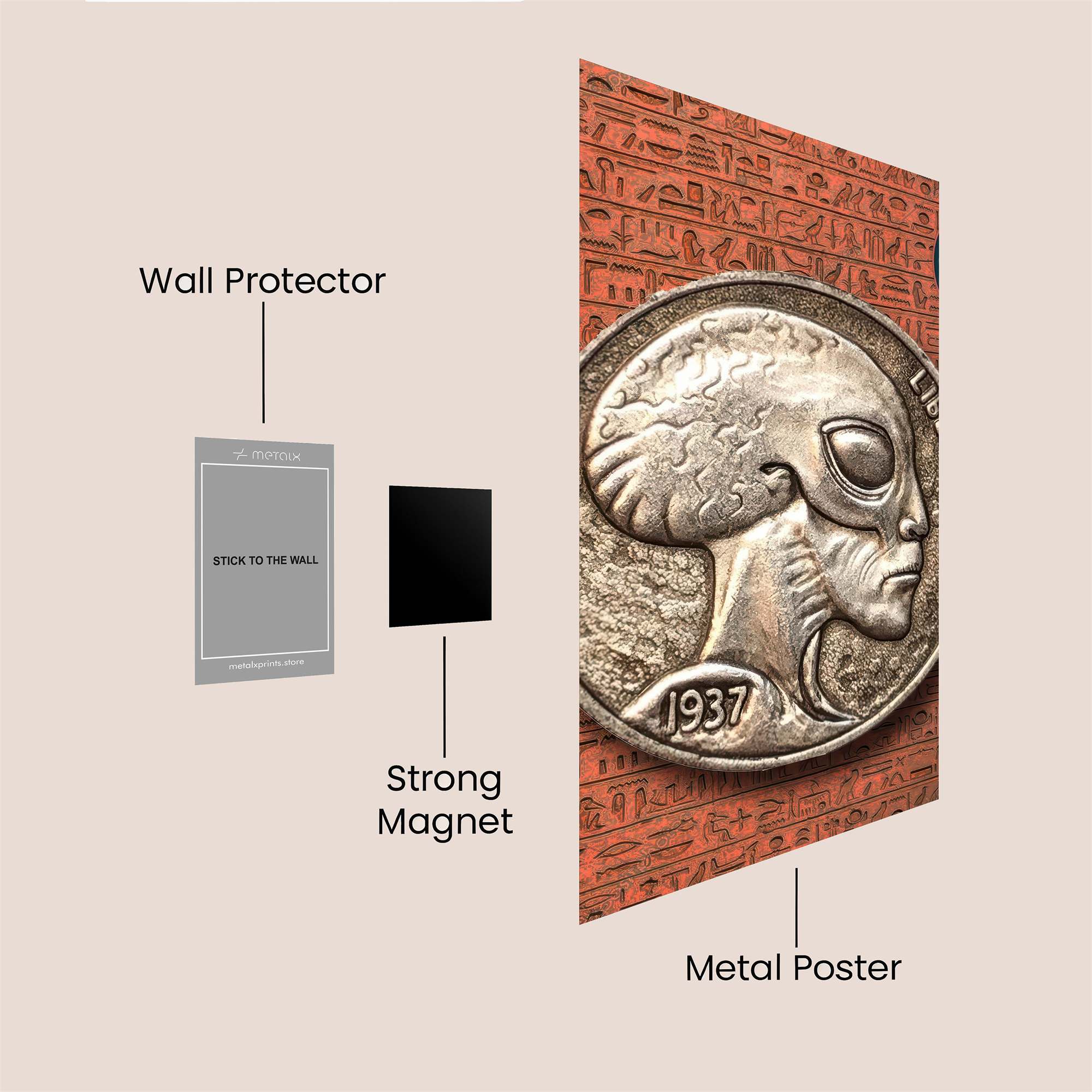 Alien Legacy Safe Wall Magnetic / M