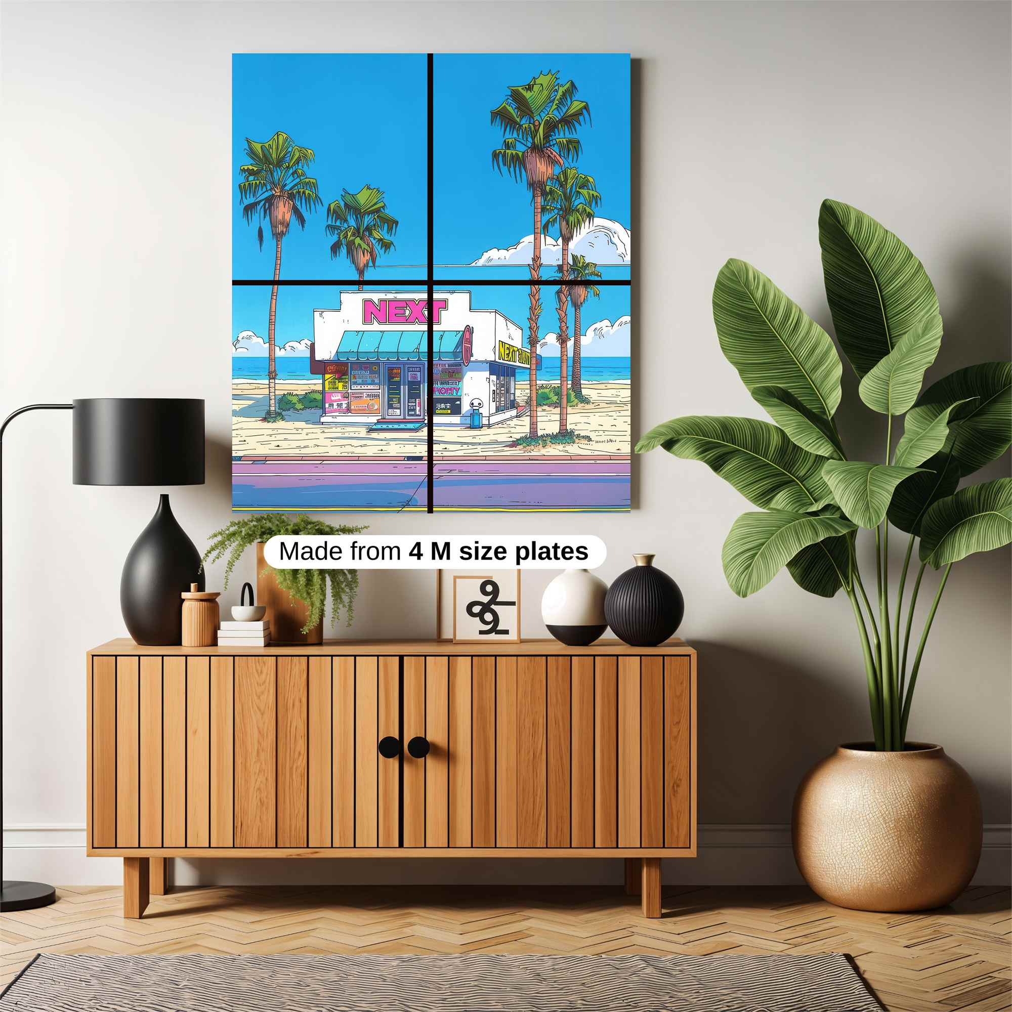 Beachside Bliss Safe Wall Magnetic / M