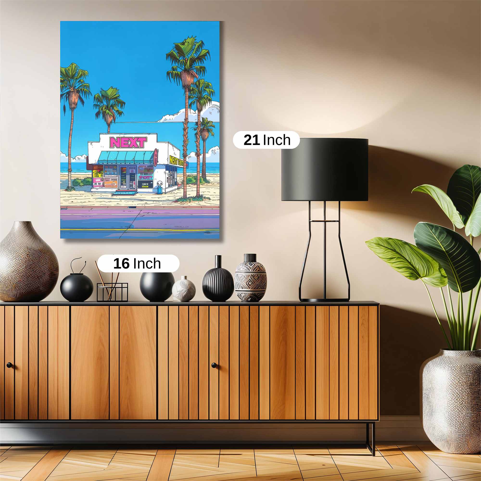 Beachside Bliss Safe Wall Magnetic / M
