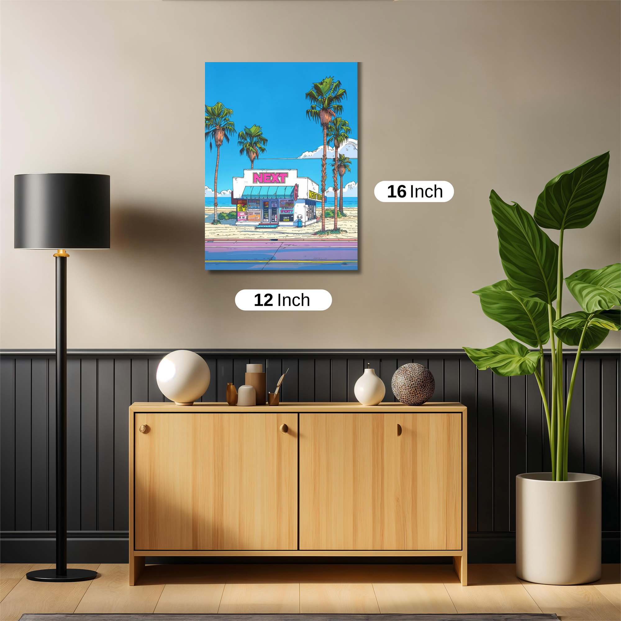 Beachside Bliss Safe Wall Magnetic / M