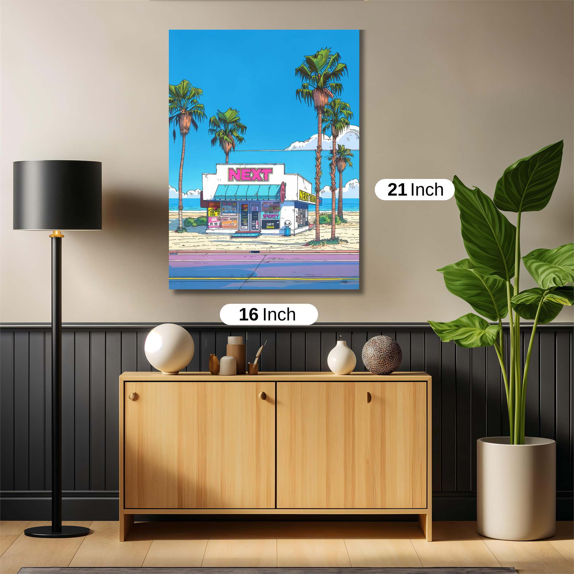 Beachside Bliss Safe Wall Magnetic / M