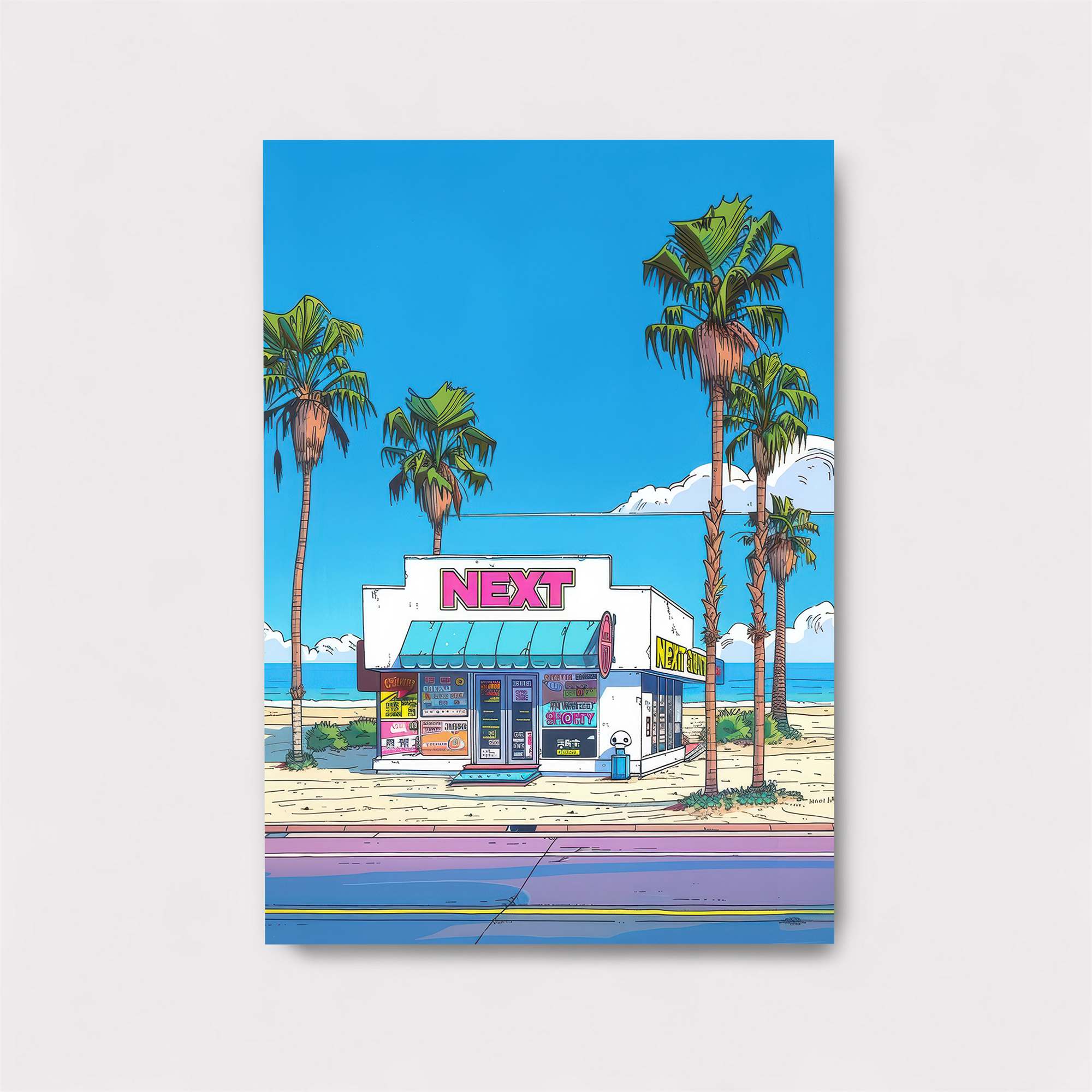Beachside Bliss Safe Wall Magnetic / M