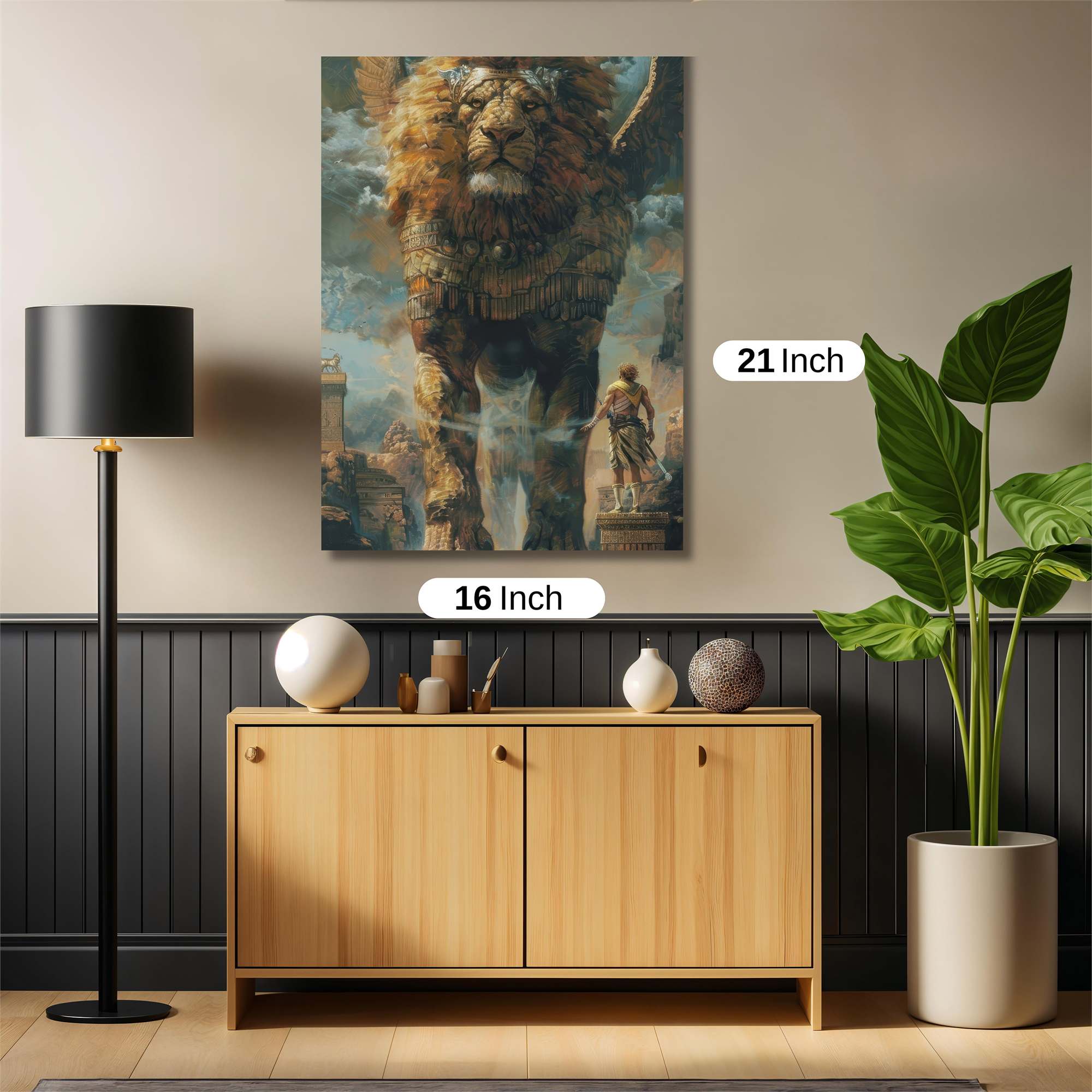Lion Majestic Safe Wall Magnetic / M