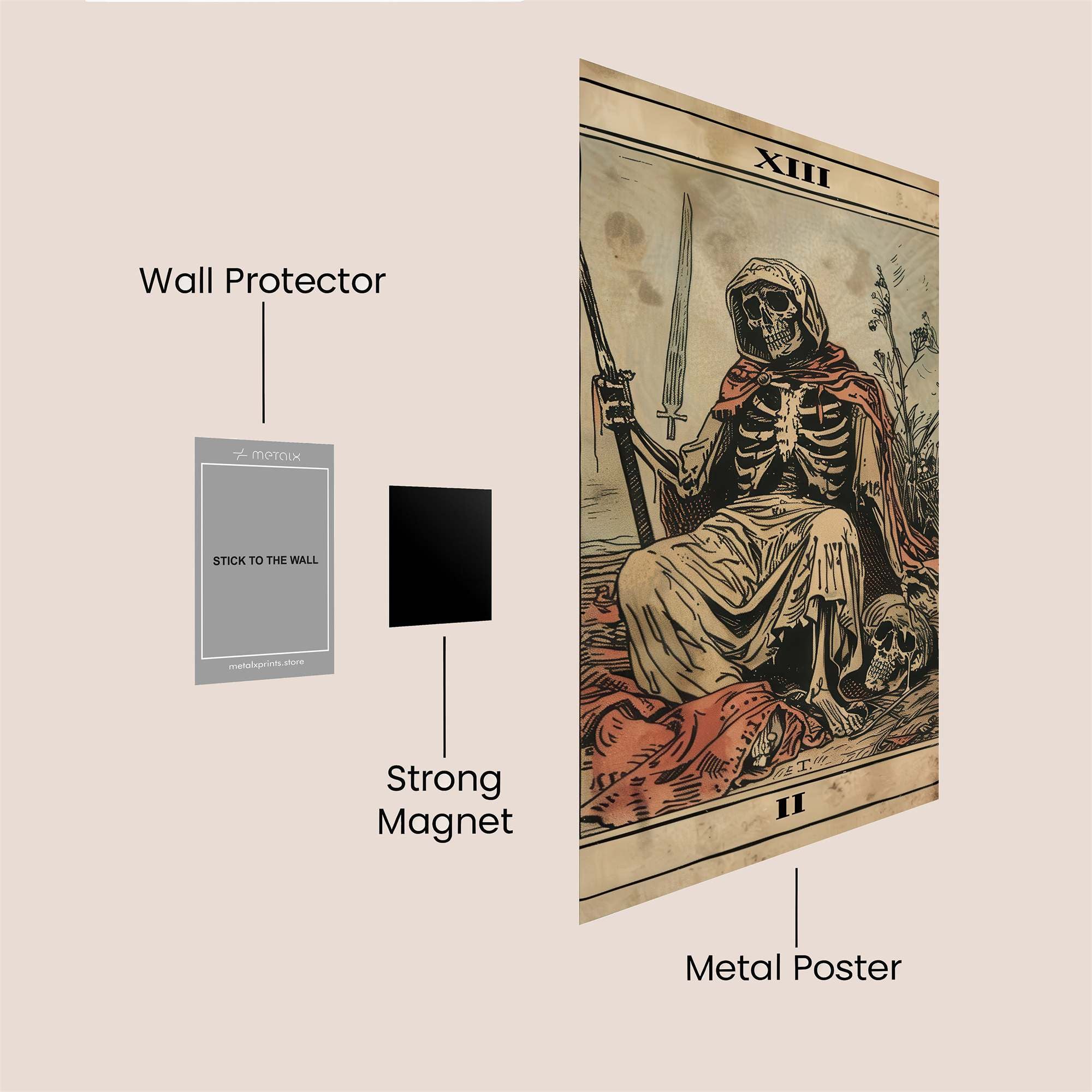 Death Enigmatic Safe Wall Magnetic / M