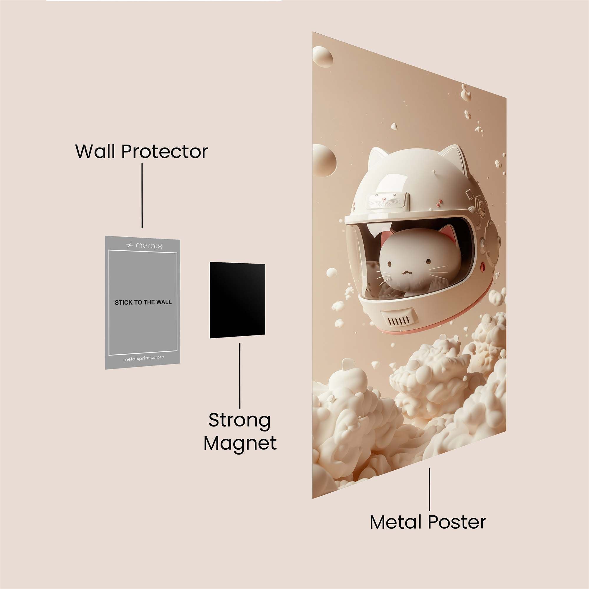Catronaut Dreamy Safe Wall Magnetic / M