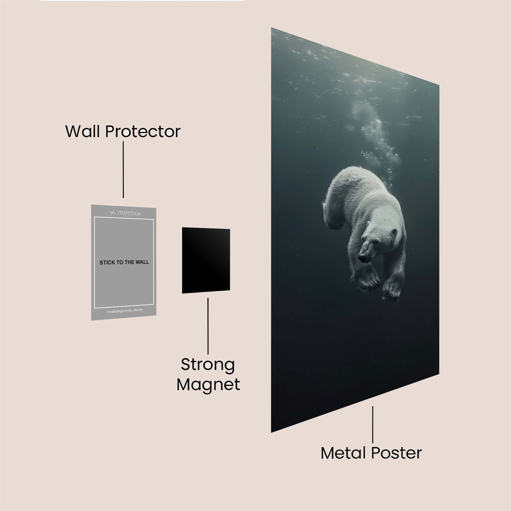 Polar Serene Safe Wall Magnetic / M