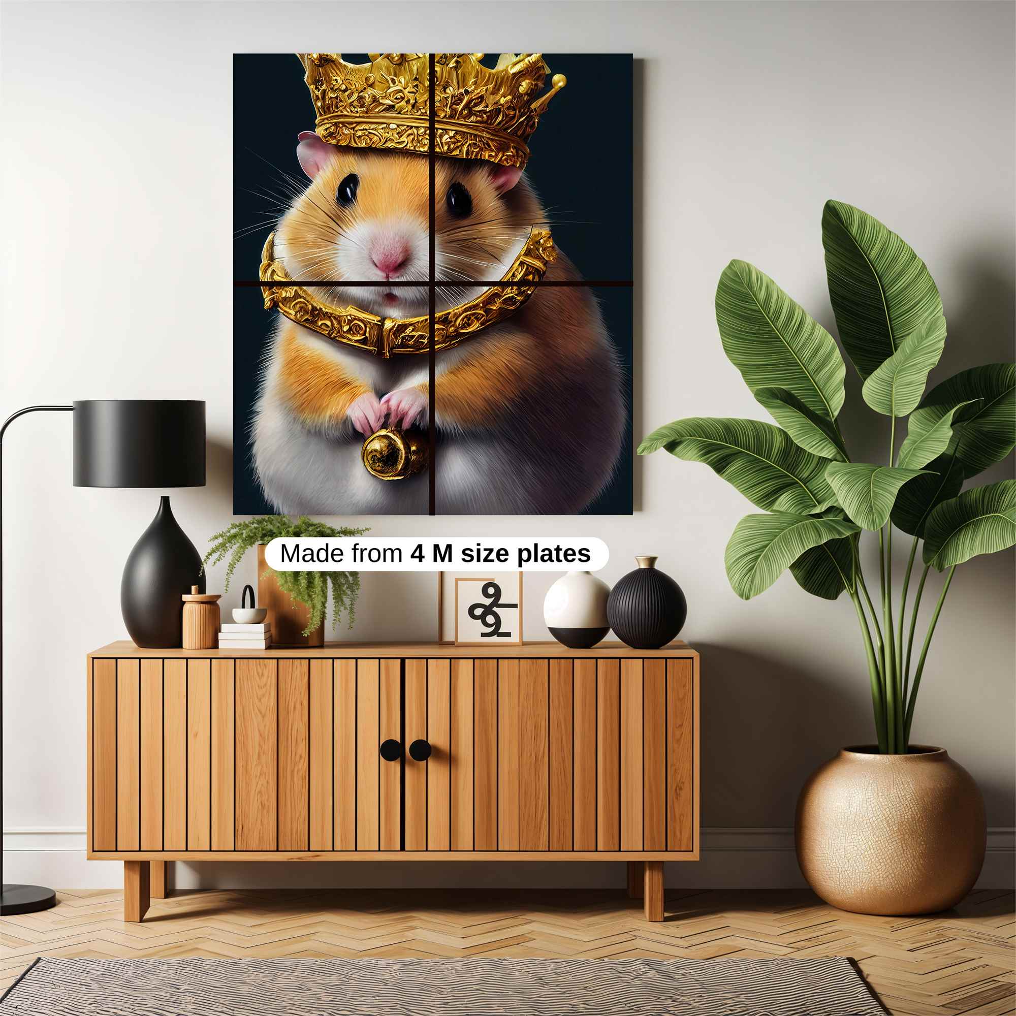 Hamster Royalty Safe Wall Magnetic / M