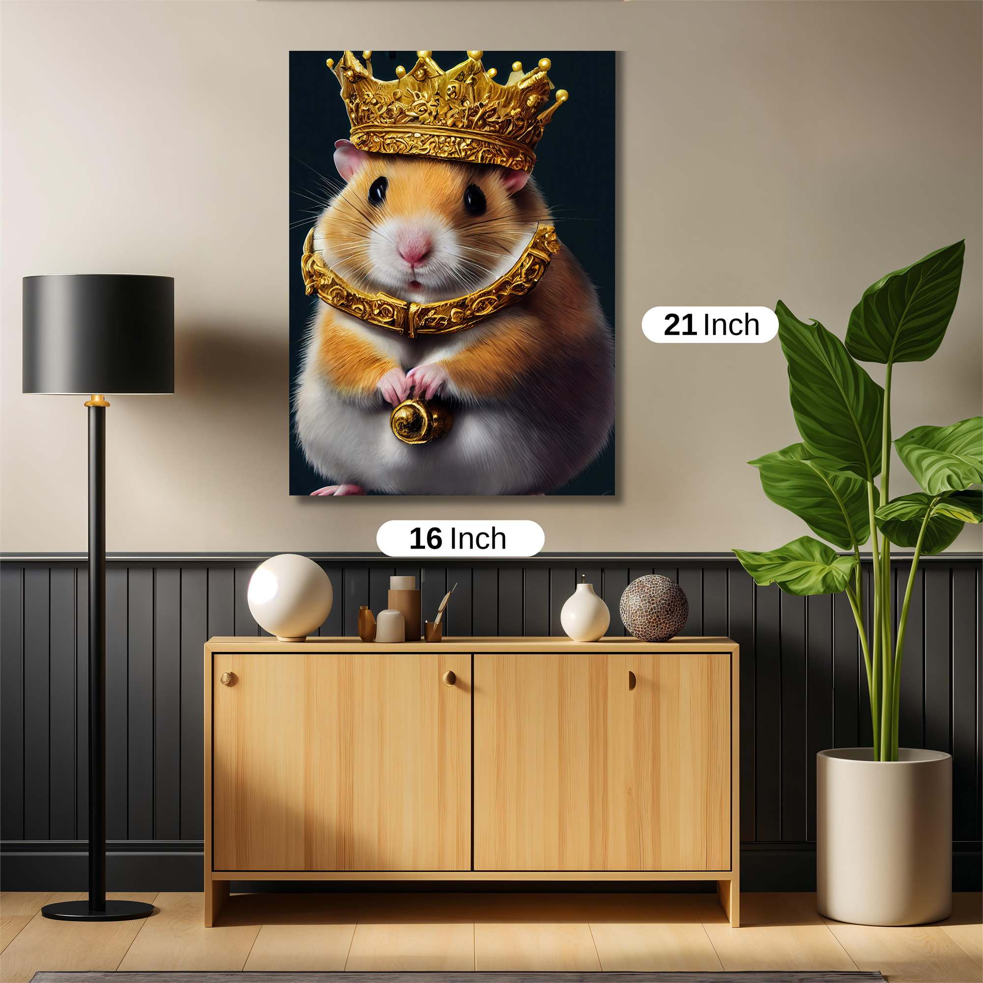 Hamster Royalty Safe Wall Magnetic / M