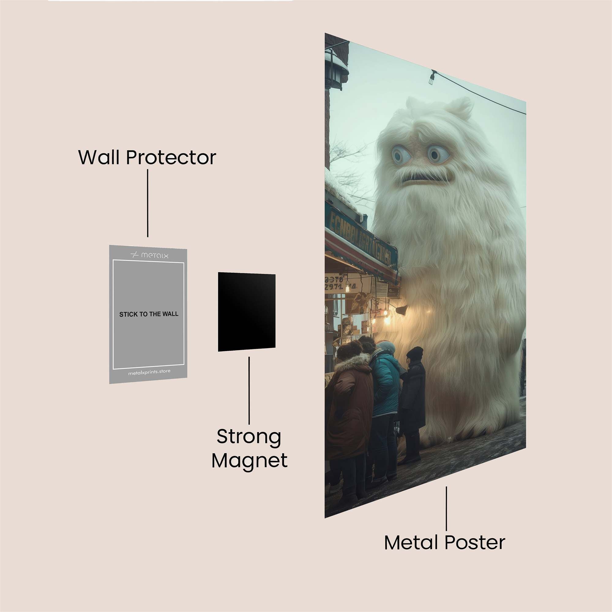 Yeti Wonder Safe Wall Magnetic / M