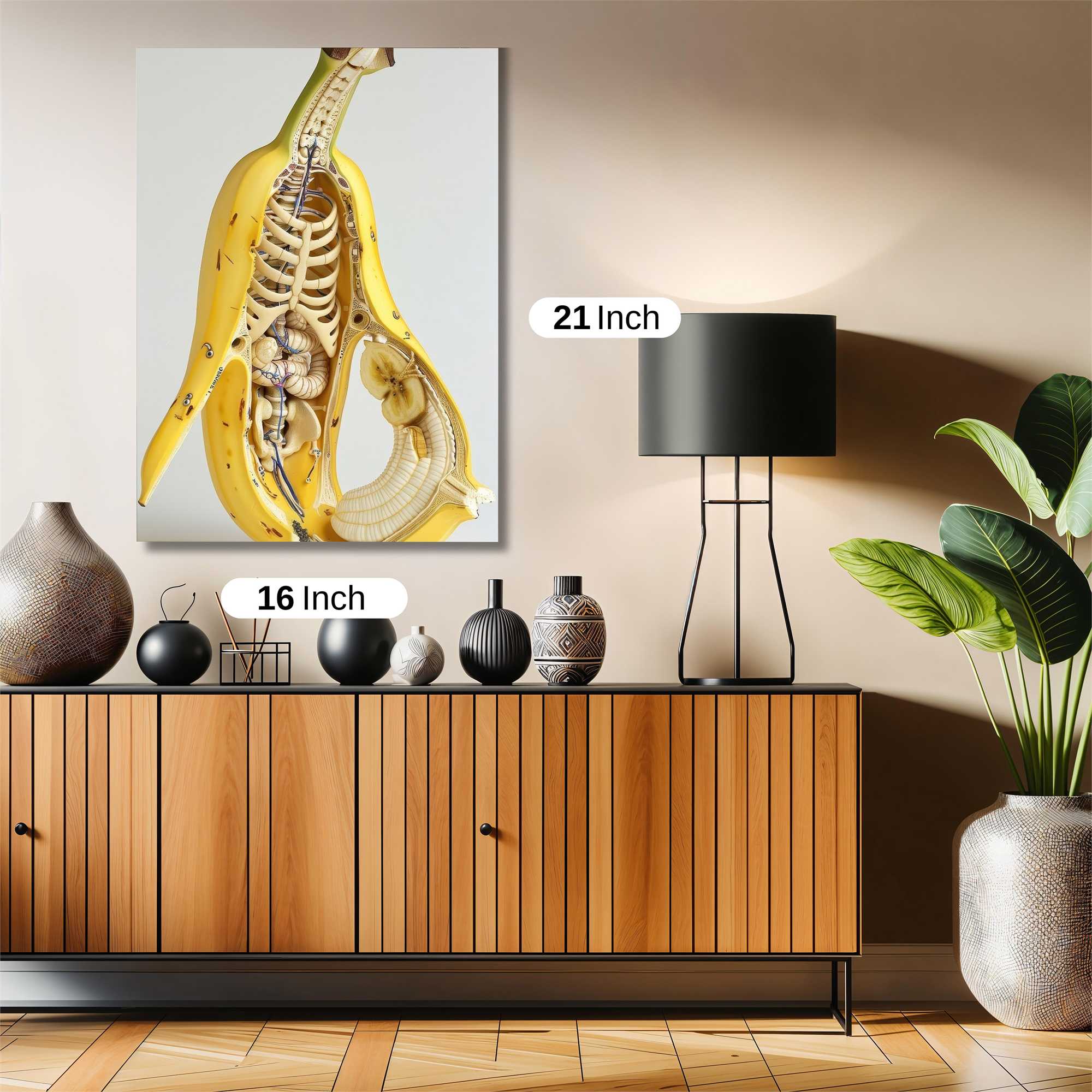 Banana Anatomy Safe Wall Magnetic / M