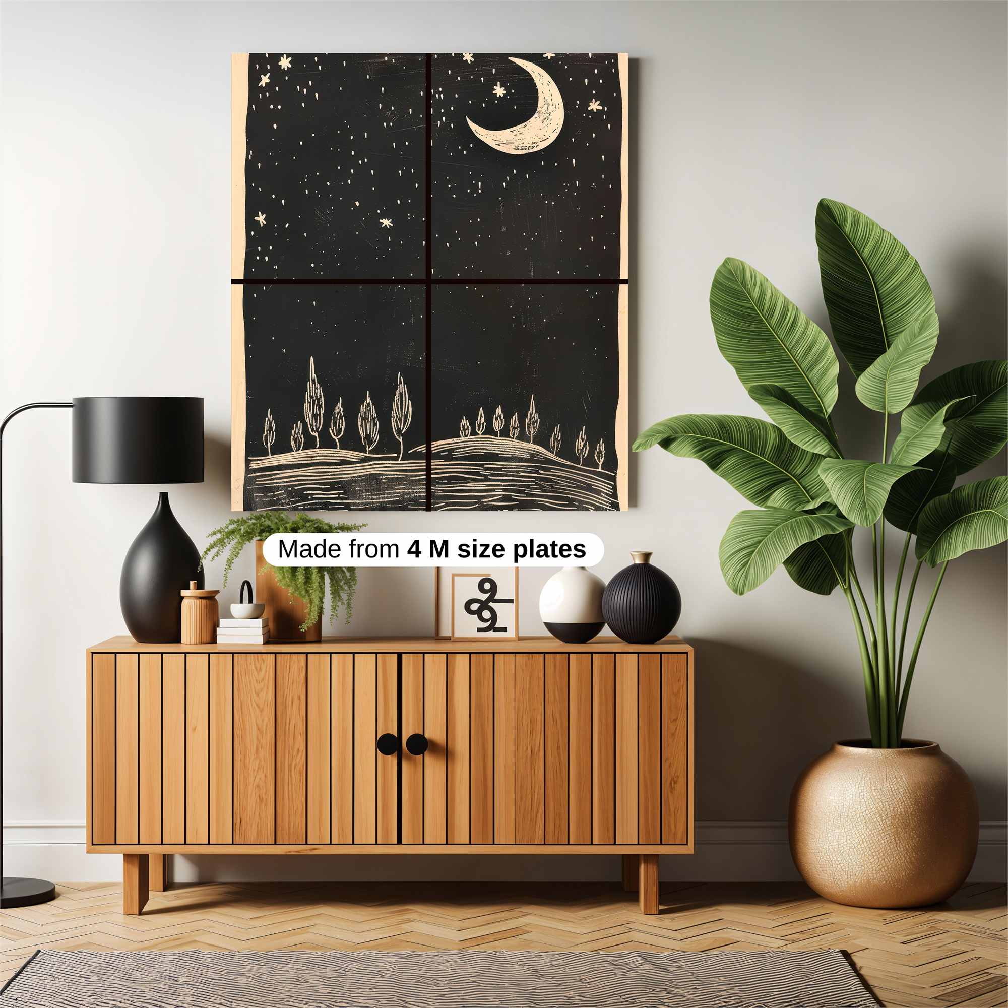 Moonlit Serenity Safe Wall Magnetic / M