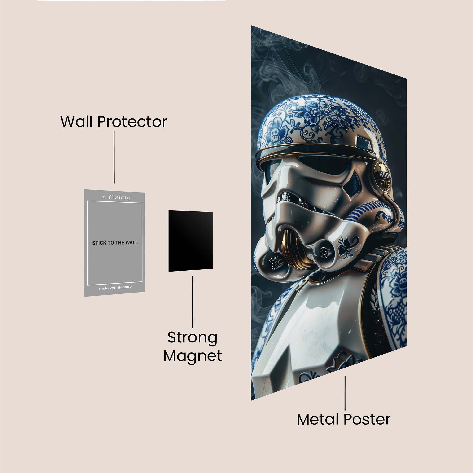 Stormtrooper Serenity Safe Wall Magnetic / M