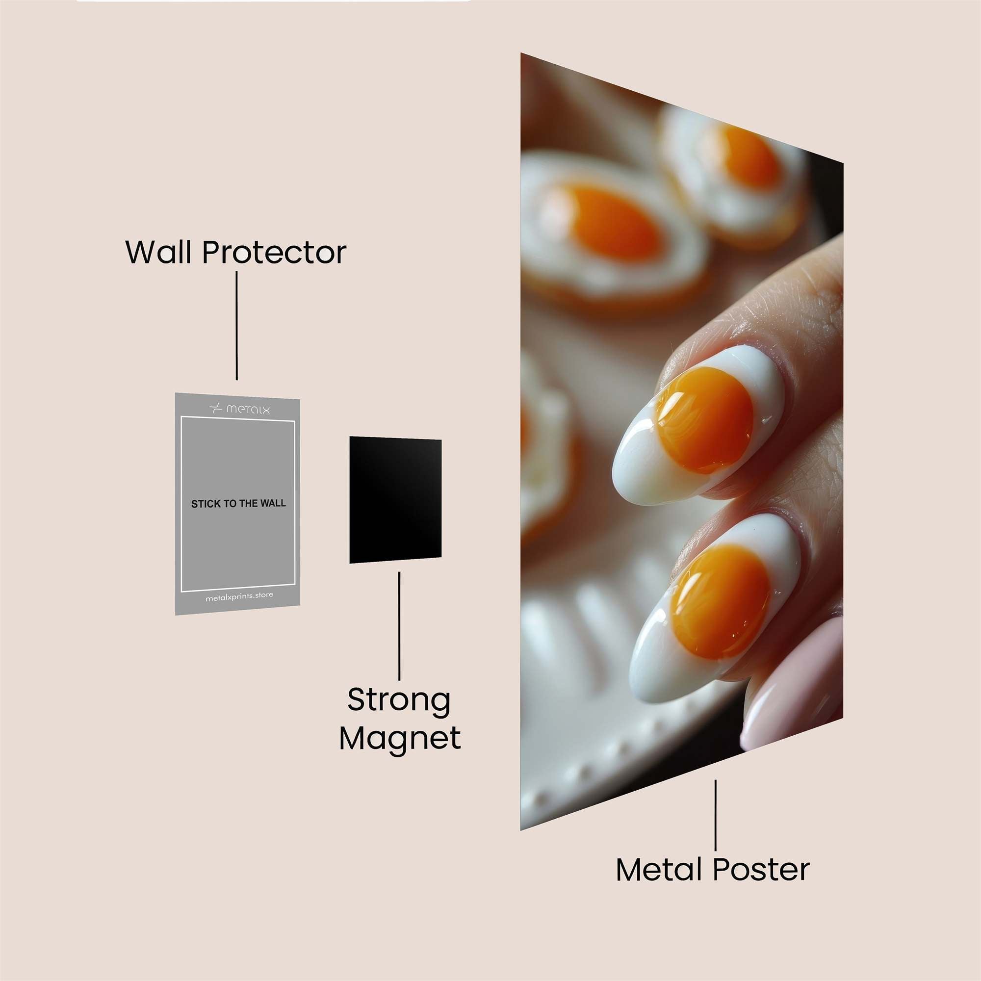 Egg Delight Safe Wall Magnetic / M