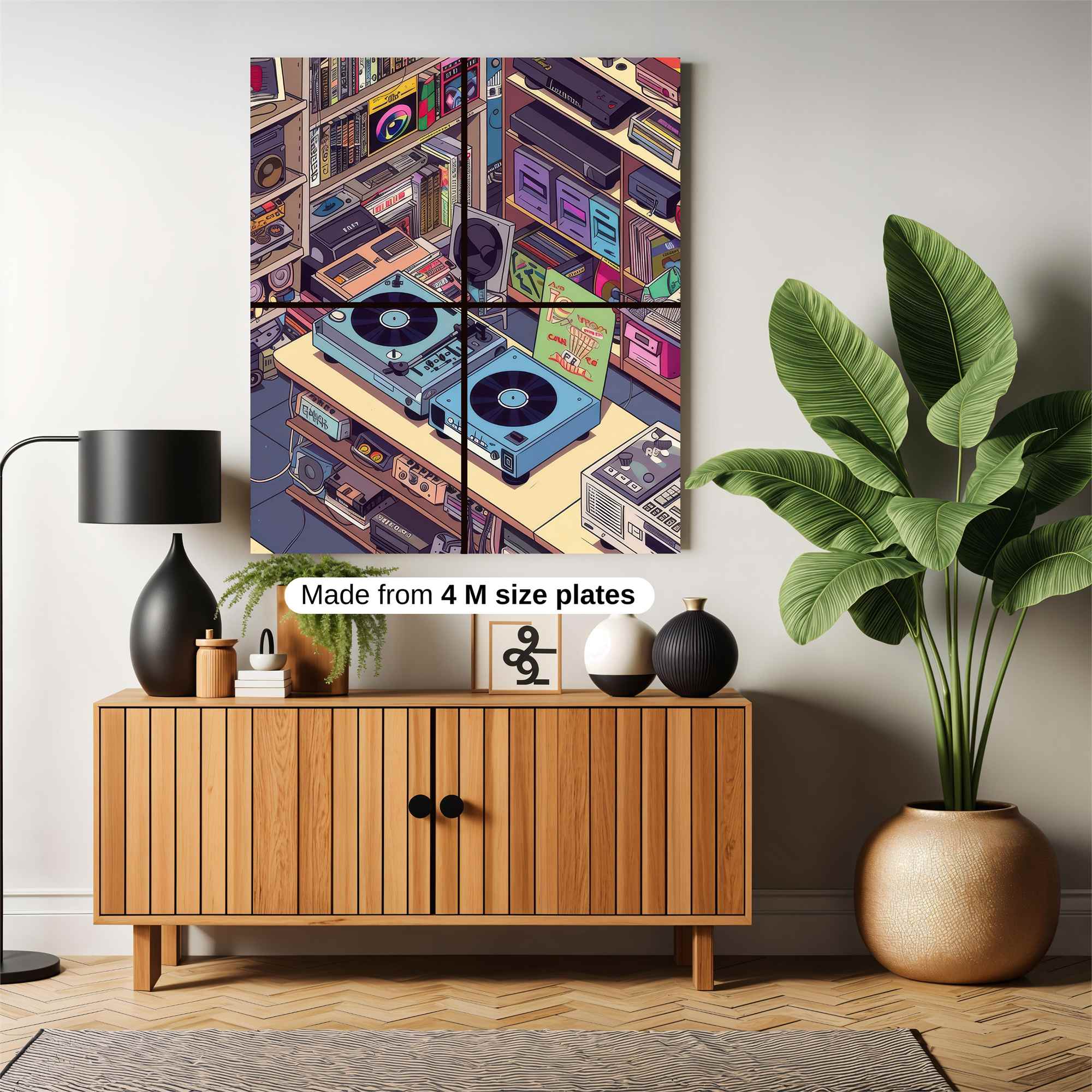 Turntable Tranquility Safe Wall Magnetic / M