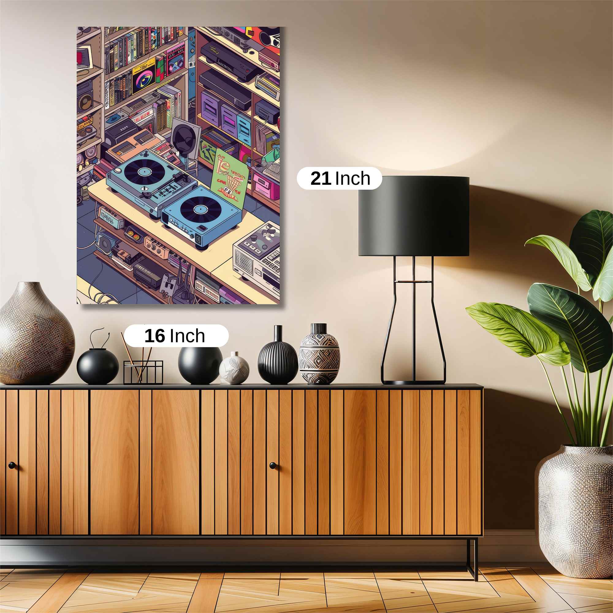 Turntable Tranquility Safe Wall Magnetic / M