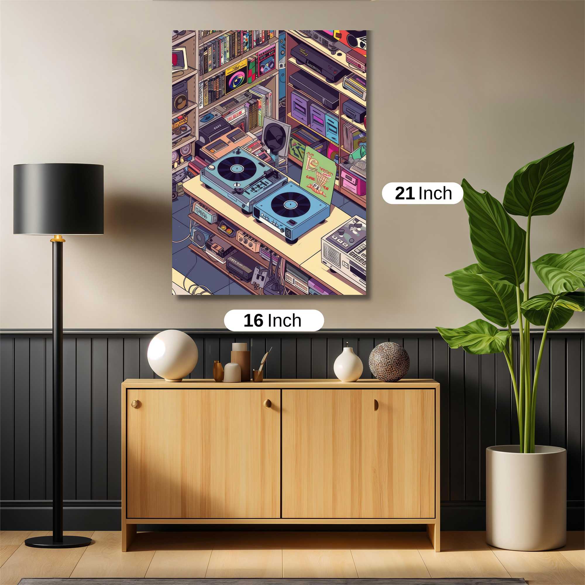 Turntable Tranquility Safe Wall Magnetic / M