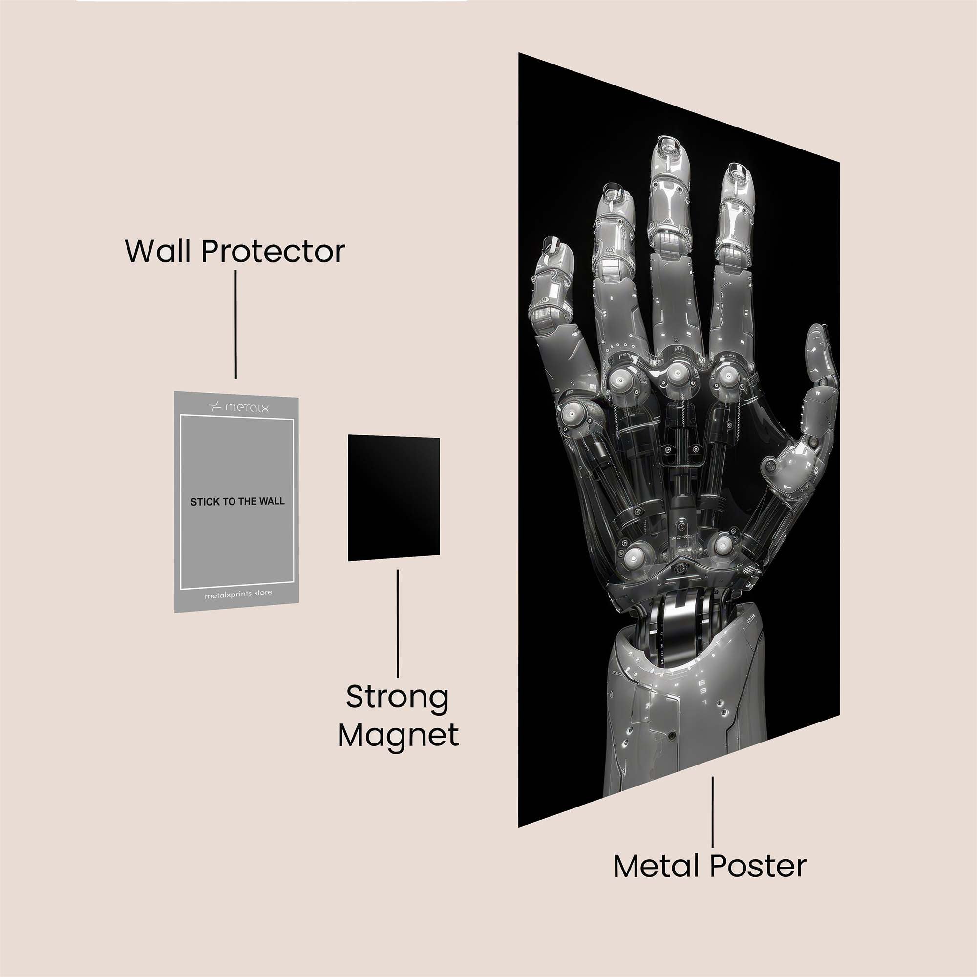 Robo Grace Safe Wall Magnetic / M