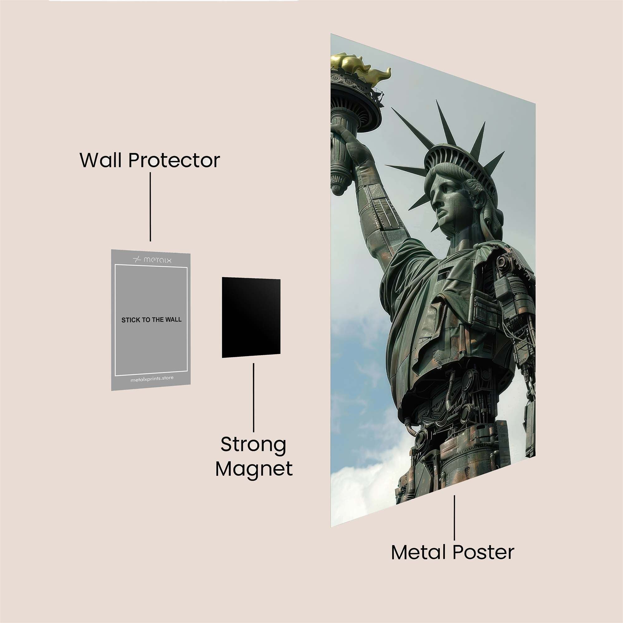 Liberty Cybernetic Safe Wall Magnetic / M