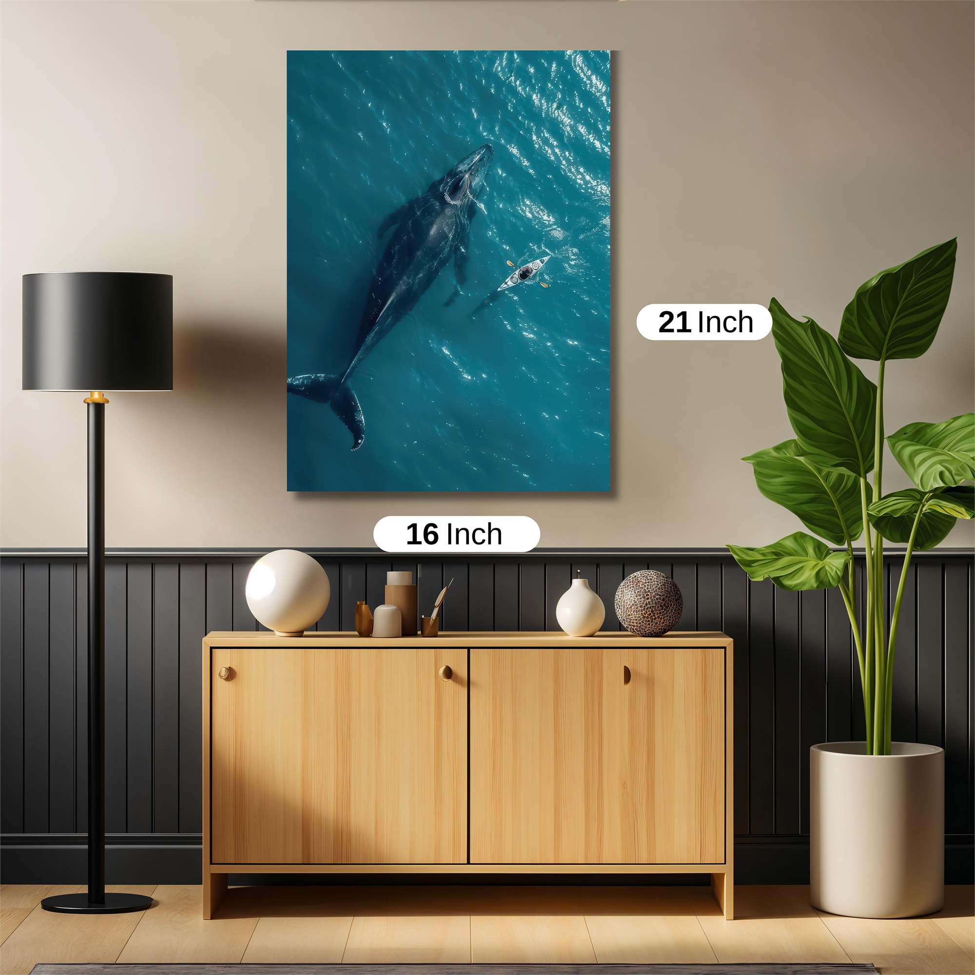 Whale Serenity Safe Wall Magnetic / M