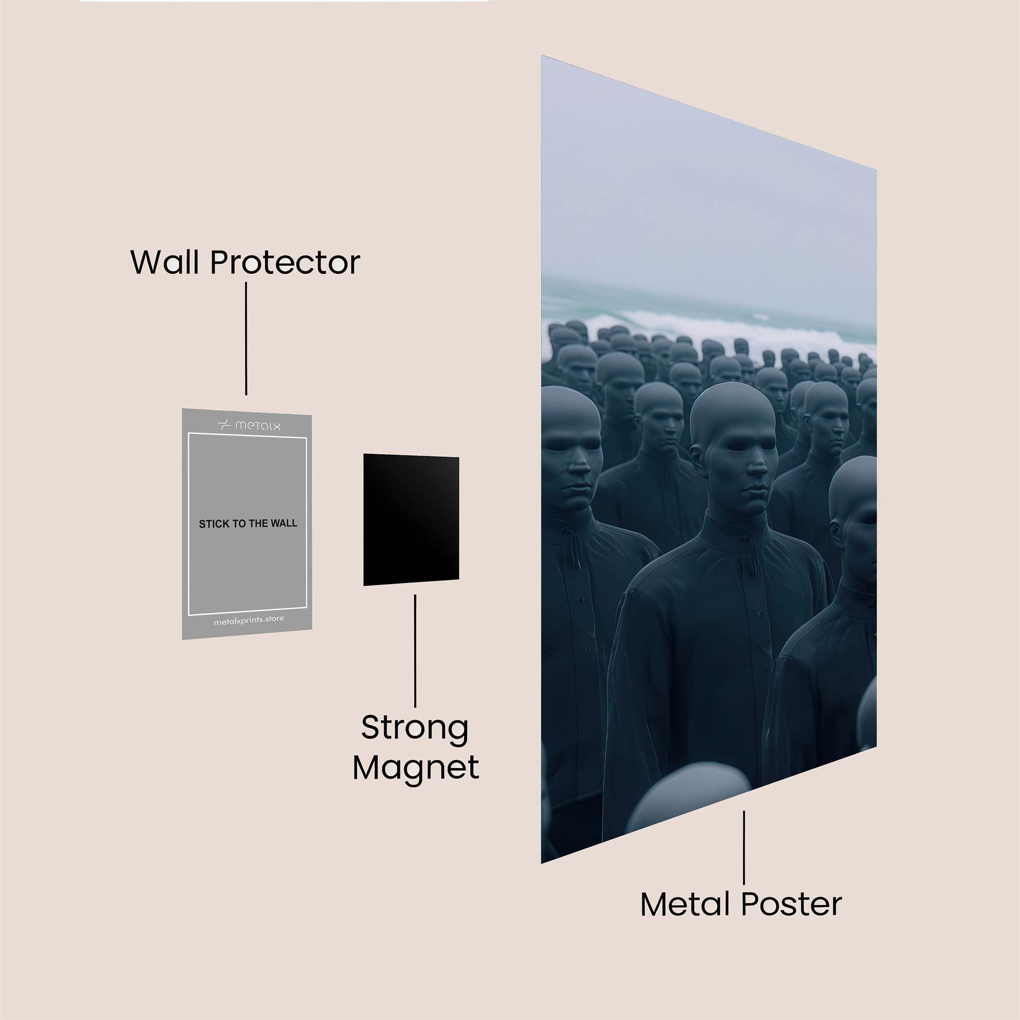 Crowd Enigma Safe Wall Magnetic / M