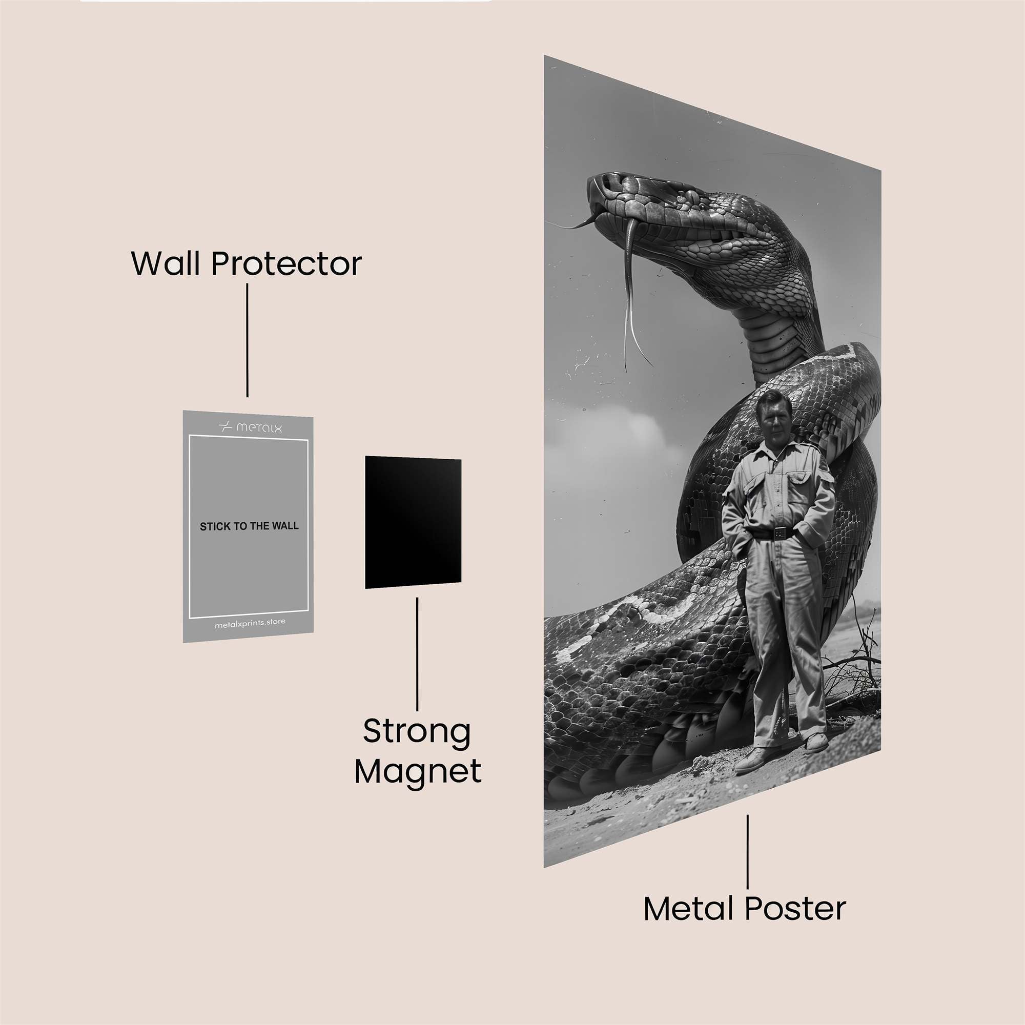 Giant Enigma Safe Wall Magnetic / M