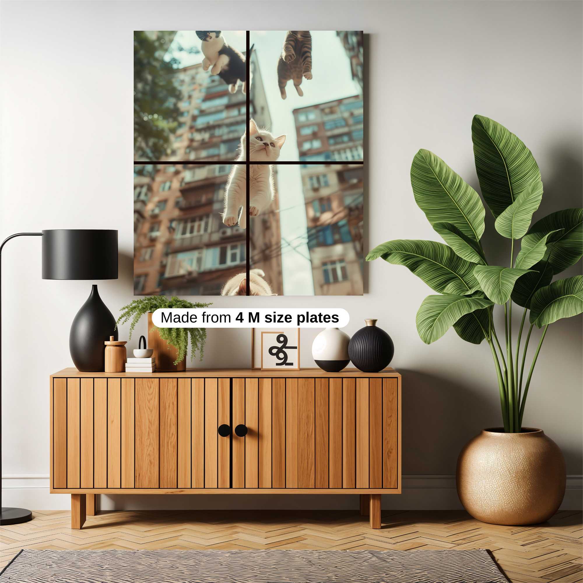 Cats Leap Safe Wall Magnetic / M