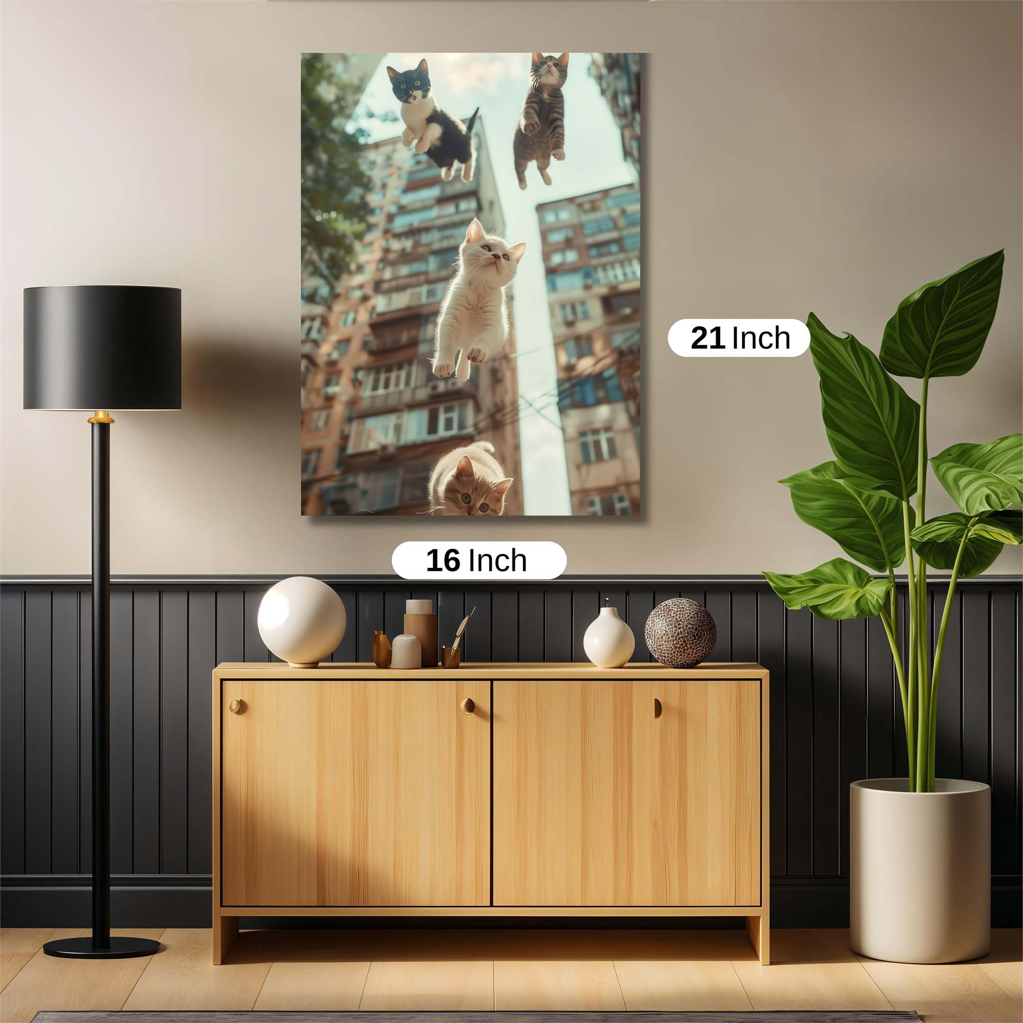 Cats Leap Safe Wall Magnetic / M