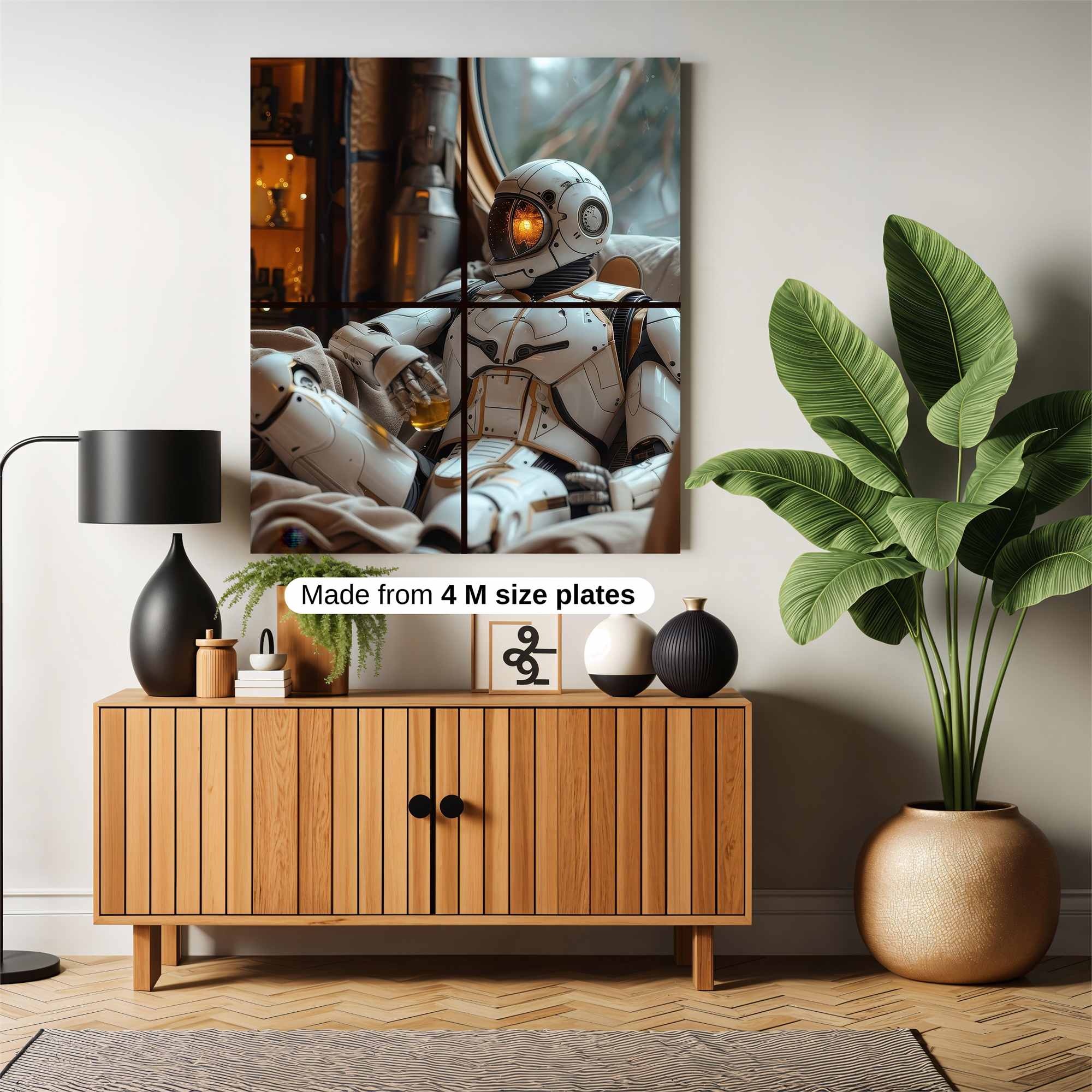 Robot Reflective Safe Wall Magnetic / M