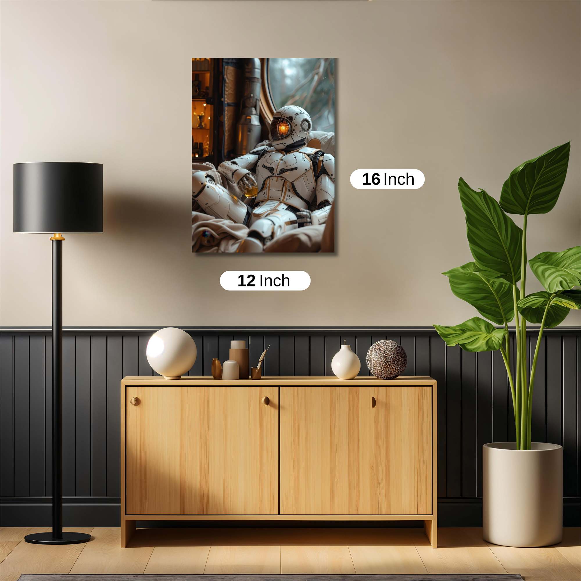Robot Reflective Safe Wall Magnetic / M