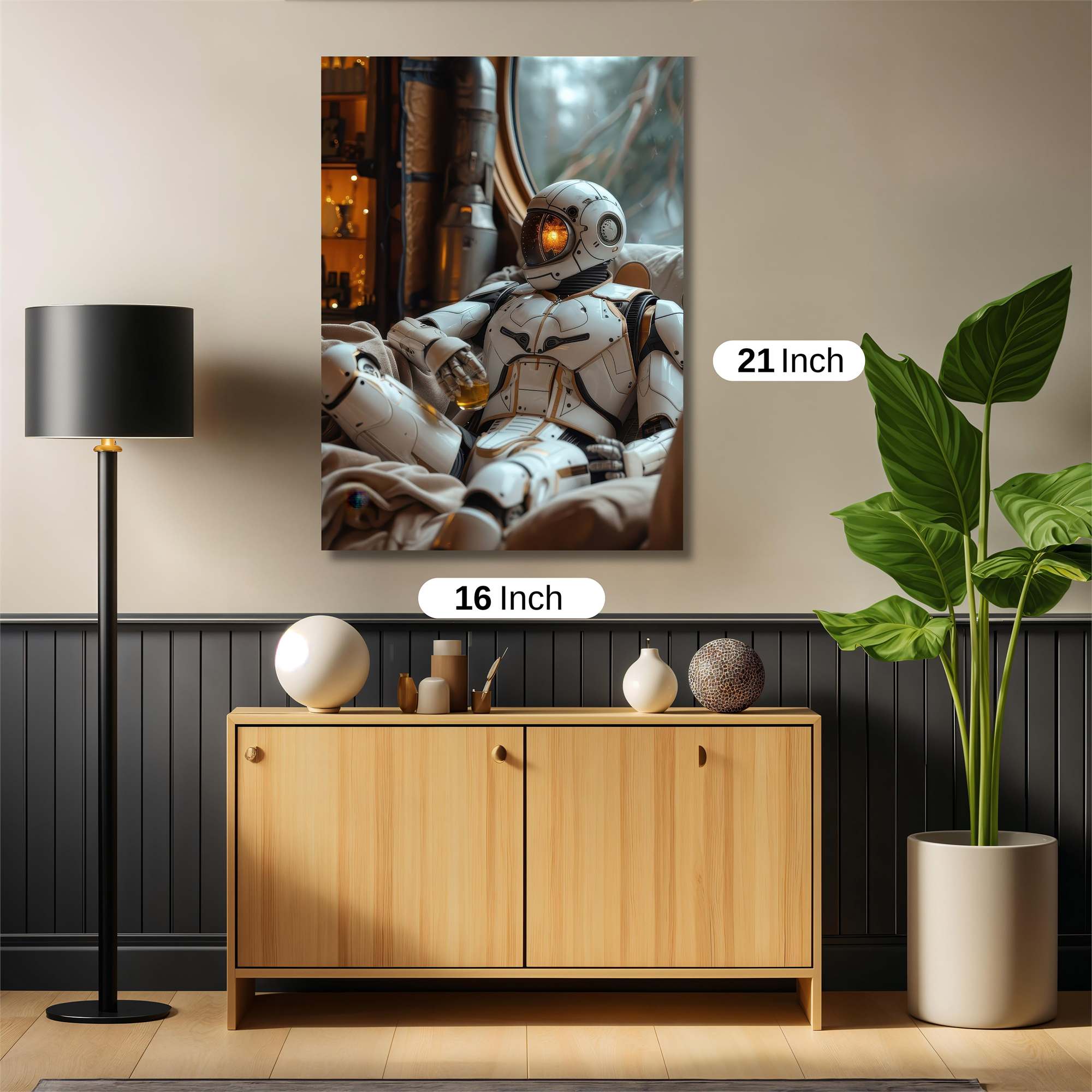 Robot Reflective Safe Wall Magnetic / M