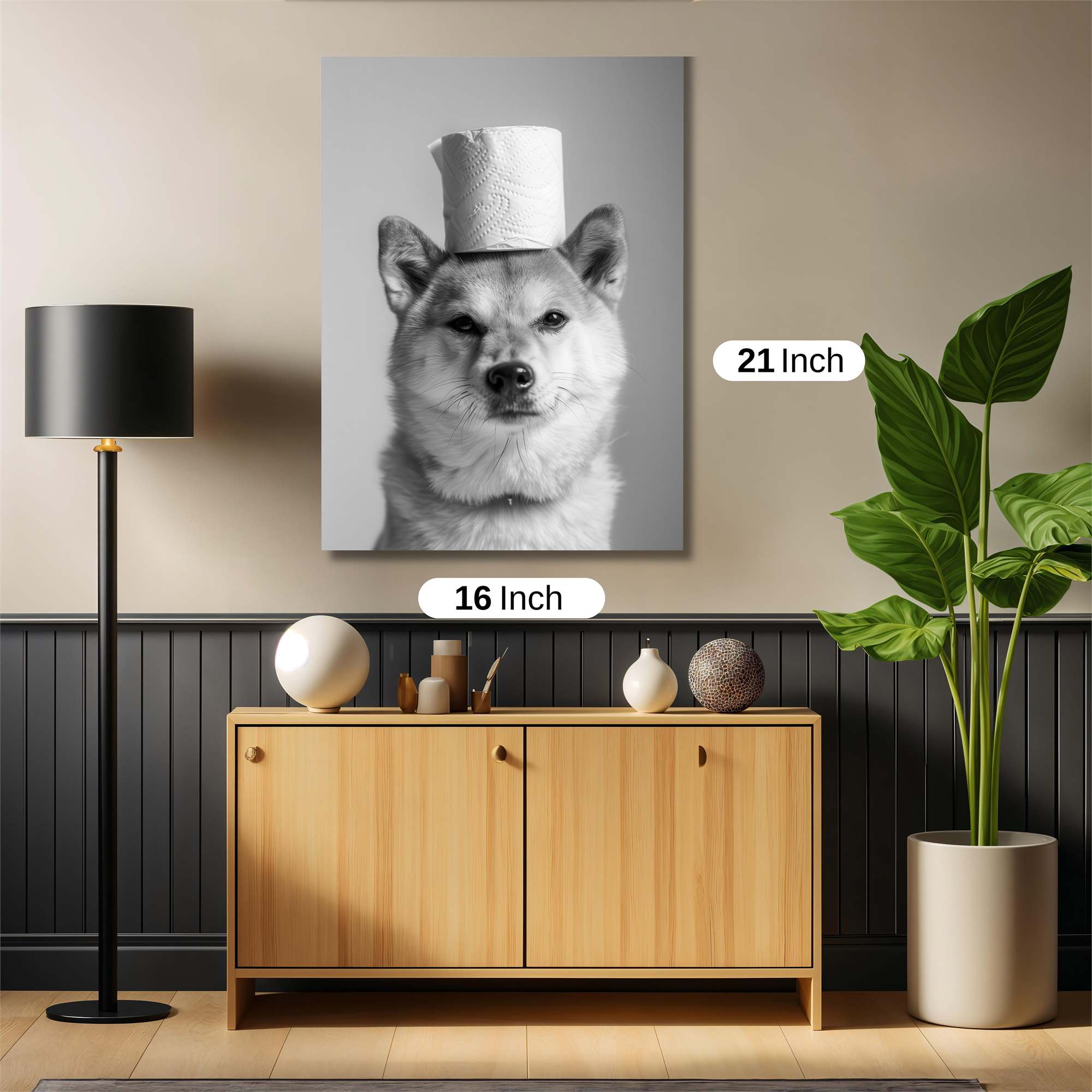 Shiba Toilet Safe Wall Magnetic / M