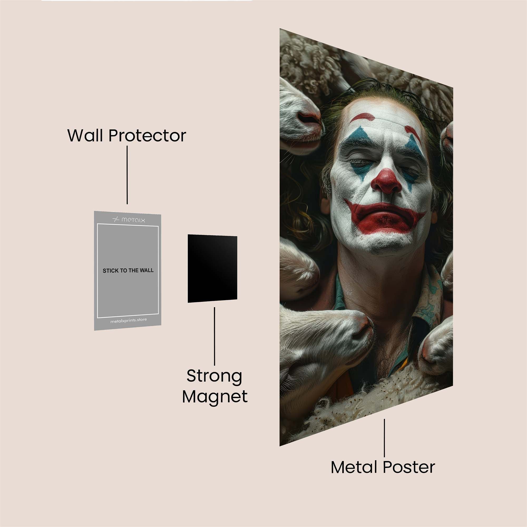 Joker Serenity Safe Wall Magnetic / M