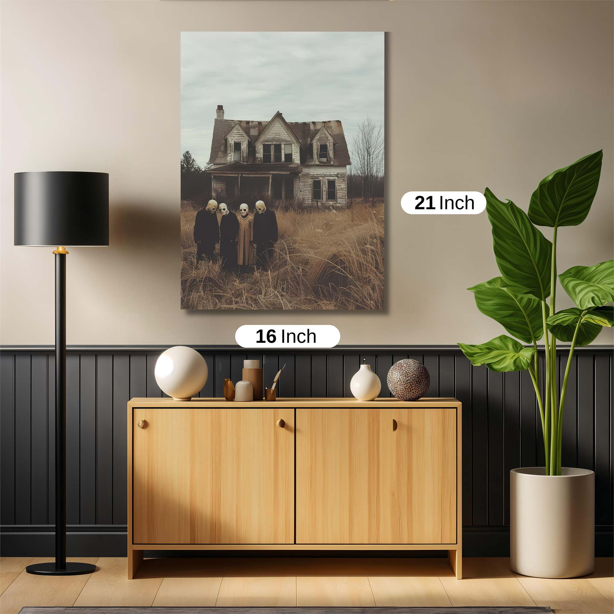 Haunted Eerie Safe Wall Magnetic / M