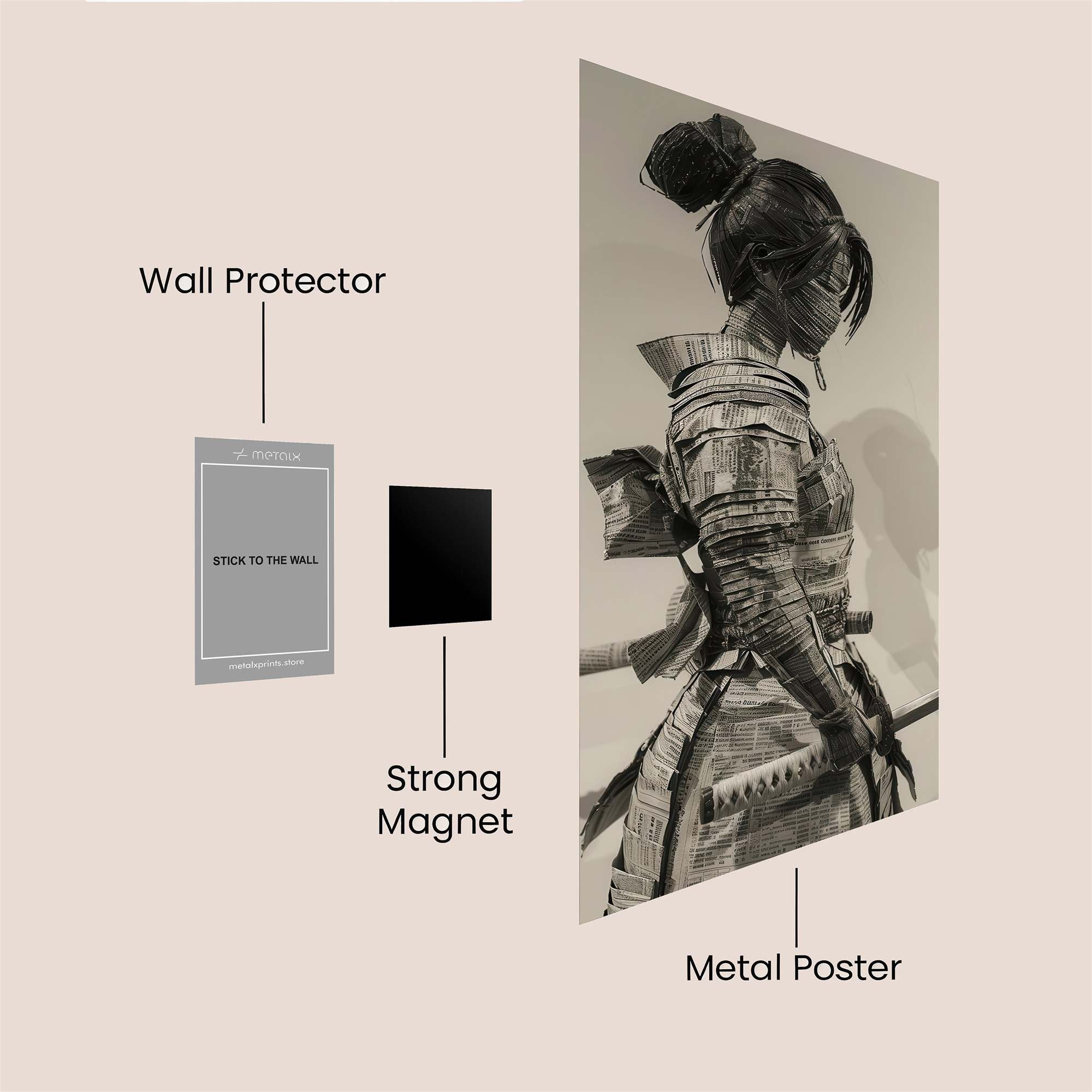 Samurai Serenity Safe Wall Magnetic / M