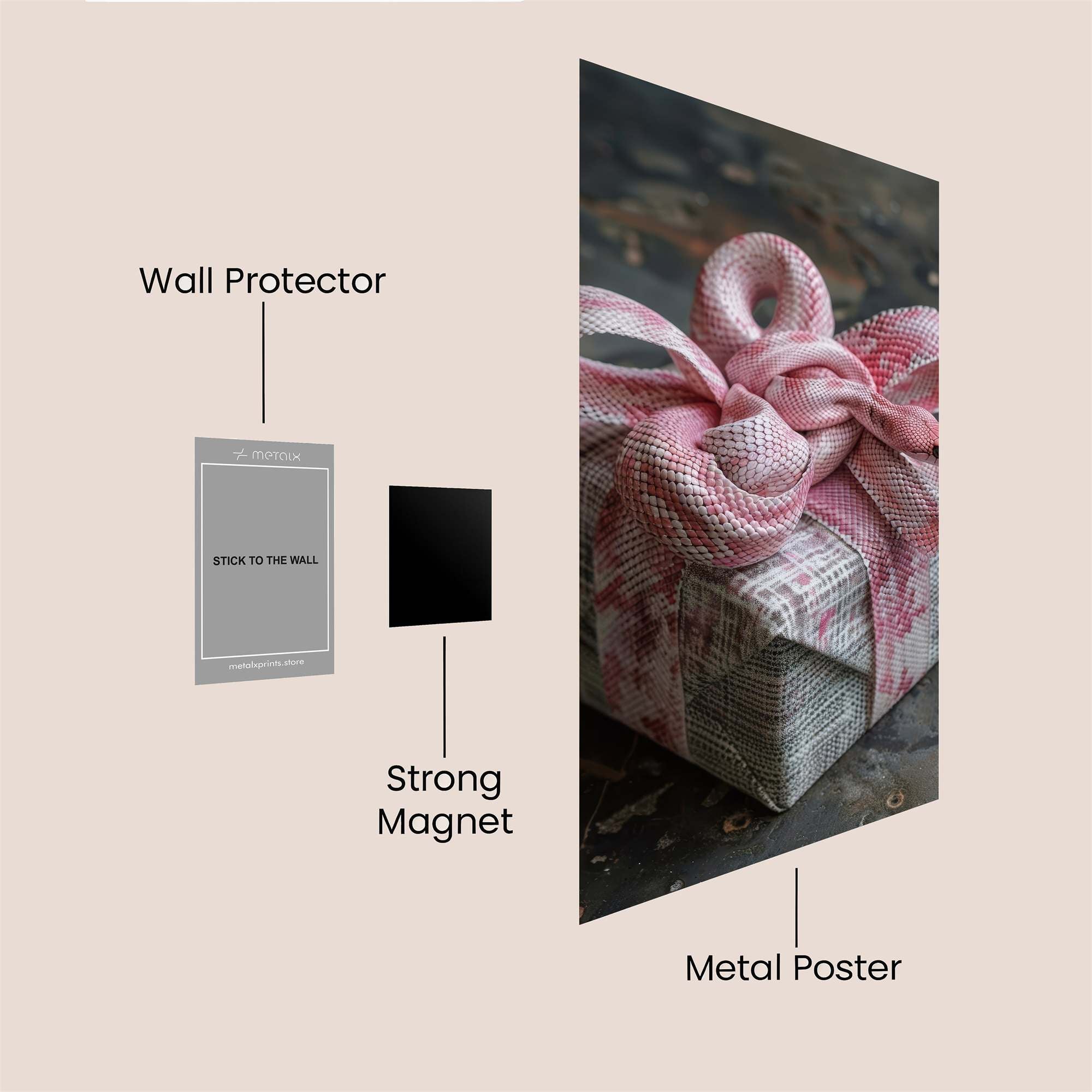 Snake Surprise Safe Wall Magnetic / M